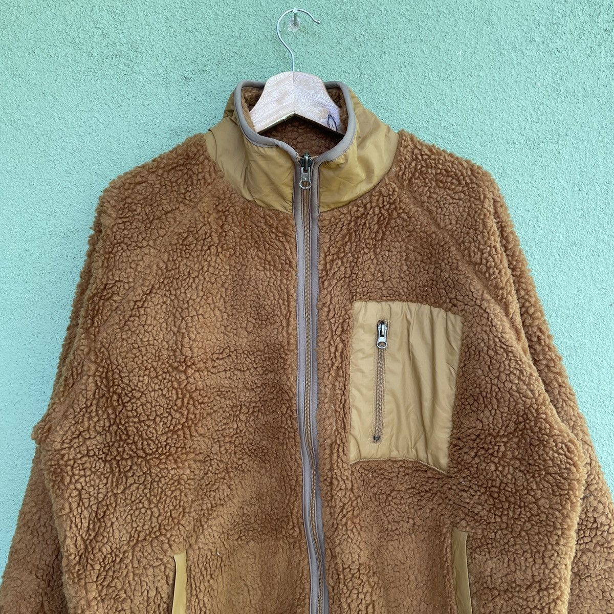 Japanese Brand Vtg UNBRANDED Retro-X Zip Sherpa Deep Pill Revesable Jacket Size US XL / EU 56 / 4 - 3 Thumbnail