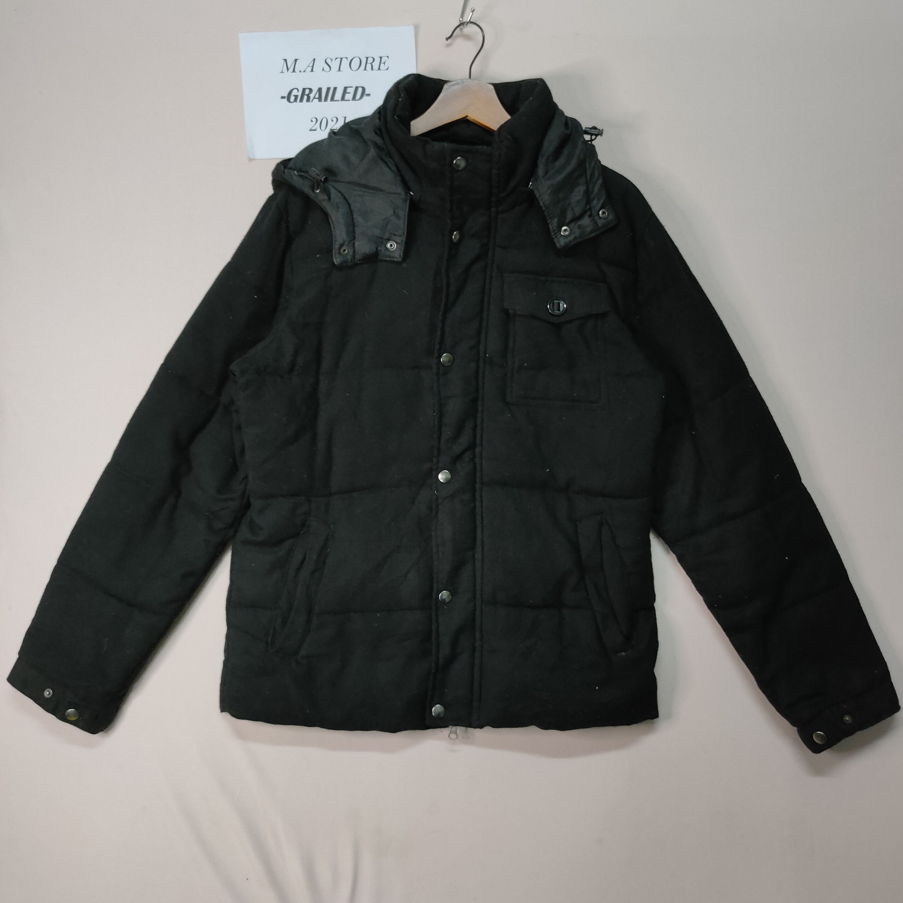 Japanese Brand VINTAGE TK BLACK ZIPPER UPS HOODIE JACKET SIZE M Size US M / EU 48-50 / 2 - 2 Thumbnail