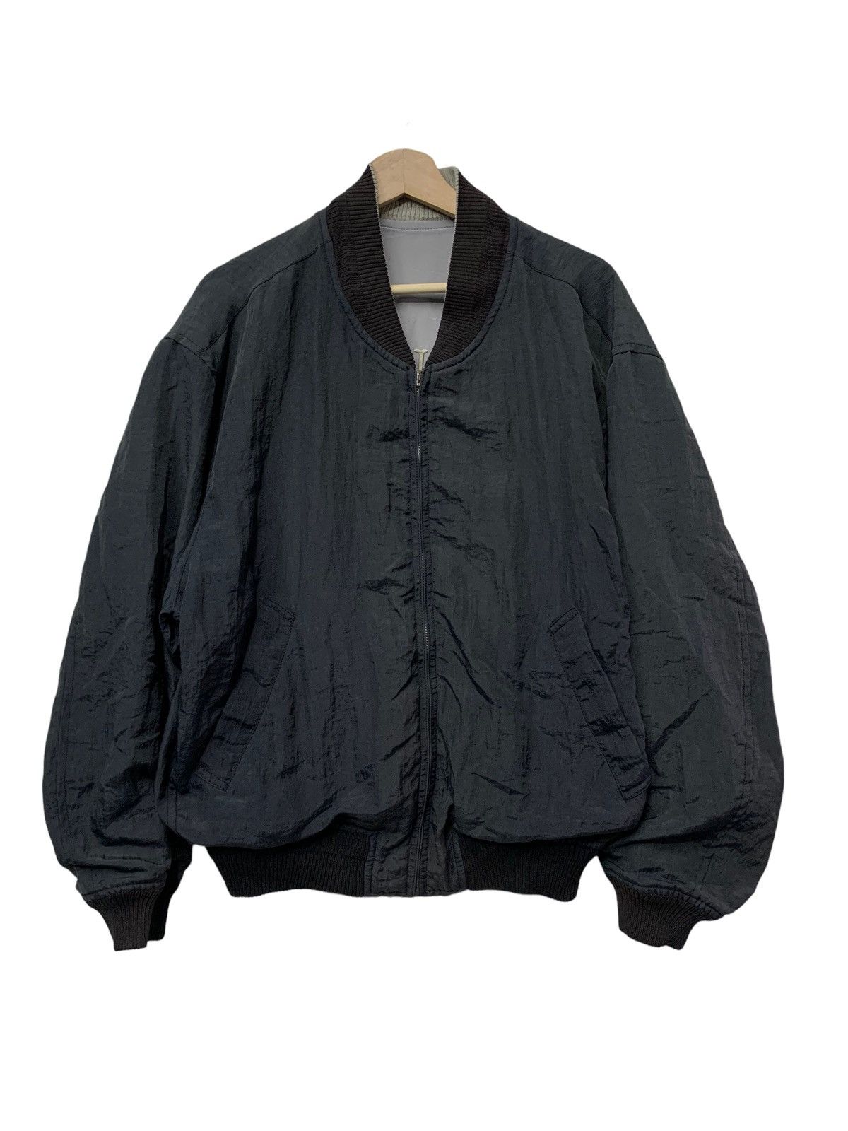 Japanese Brand 🔥JUN MEN EMBROIDERY REVERSIBLE BOMBERS JACKETS Size US L / EU 52-54 / 3 - 5 Thumbnail