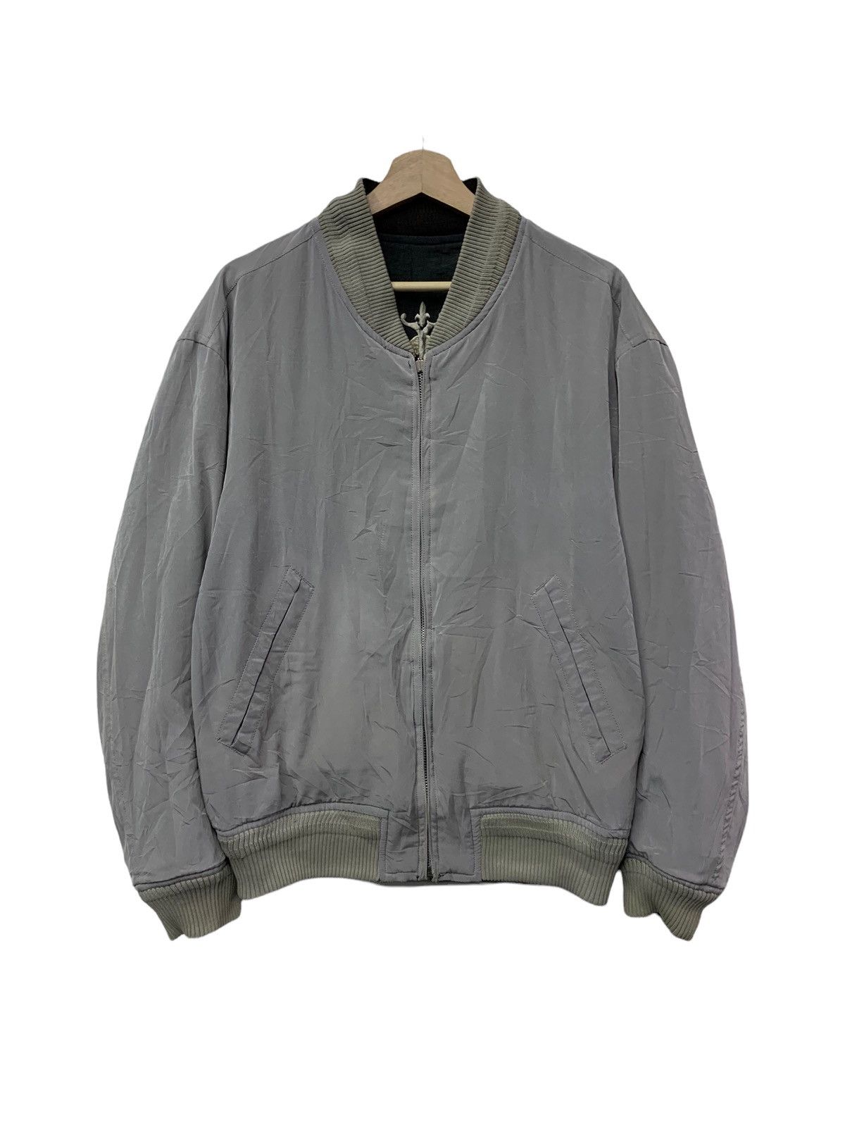 Japanese Brand 🔥JUN MEN EMBROIDERY REVERSIBLE BOMBERS JACKETS Size US L / EU 52-54 / 3 - 8 Thumbnail