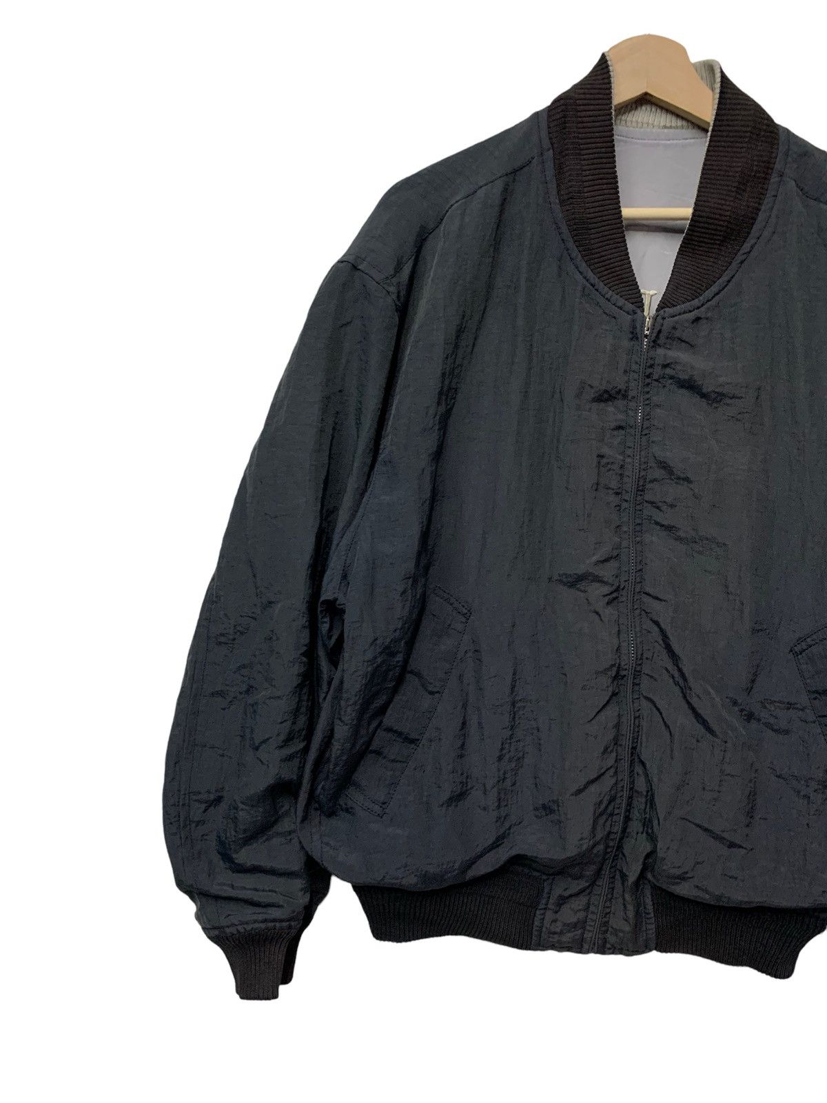 Japanese Brand 🔥JUN MEN EMBROIDERY REVERSIBLE BOMBERS JACKETS Size US L / EU 52-54 / 3 - 6 Thumbnail