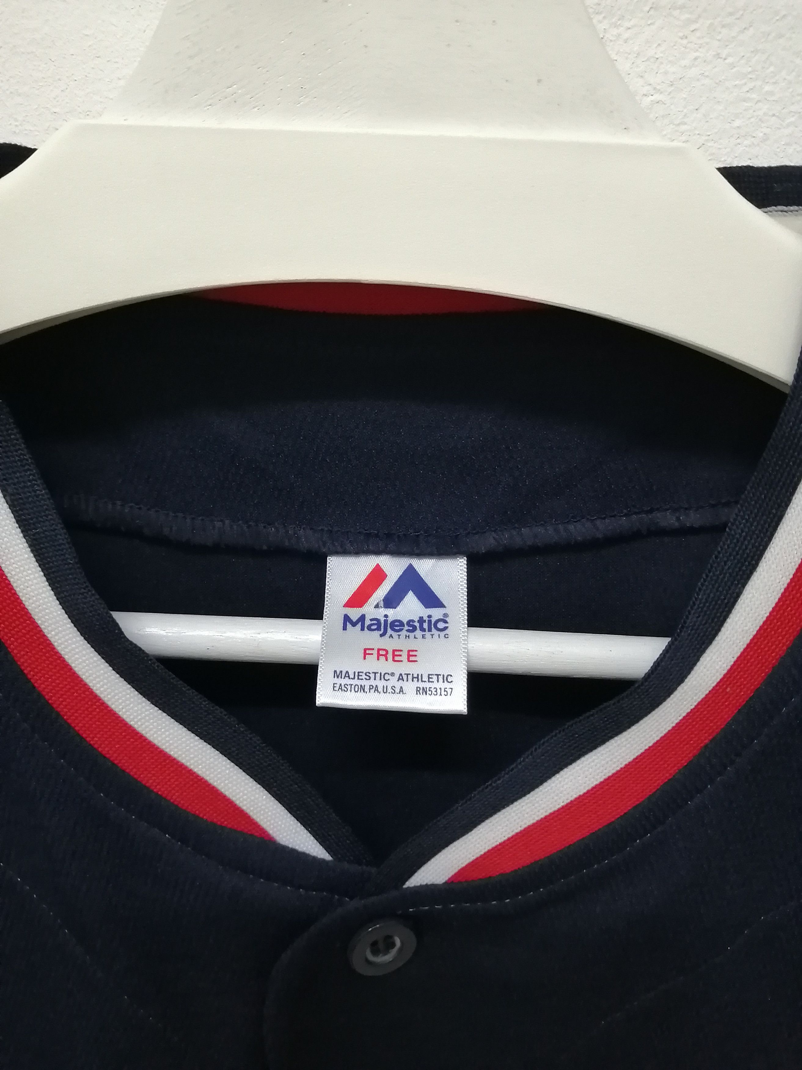 Japanese Brand Majestic Swallows Crew Baseball Jersey Size US L / EU 52-54 / 3 - 5 Thumbnail