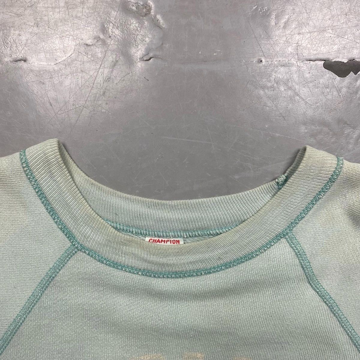 Champion × Vintage 50s Faded Champion ‘Charlotte College’ Crewneck Sweatshirt Size US L / EU 52-54 / 3 - 3 Thumbnail