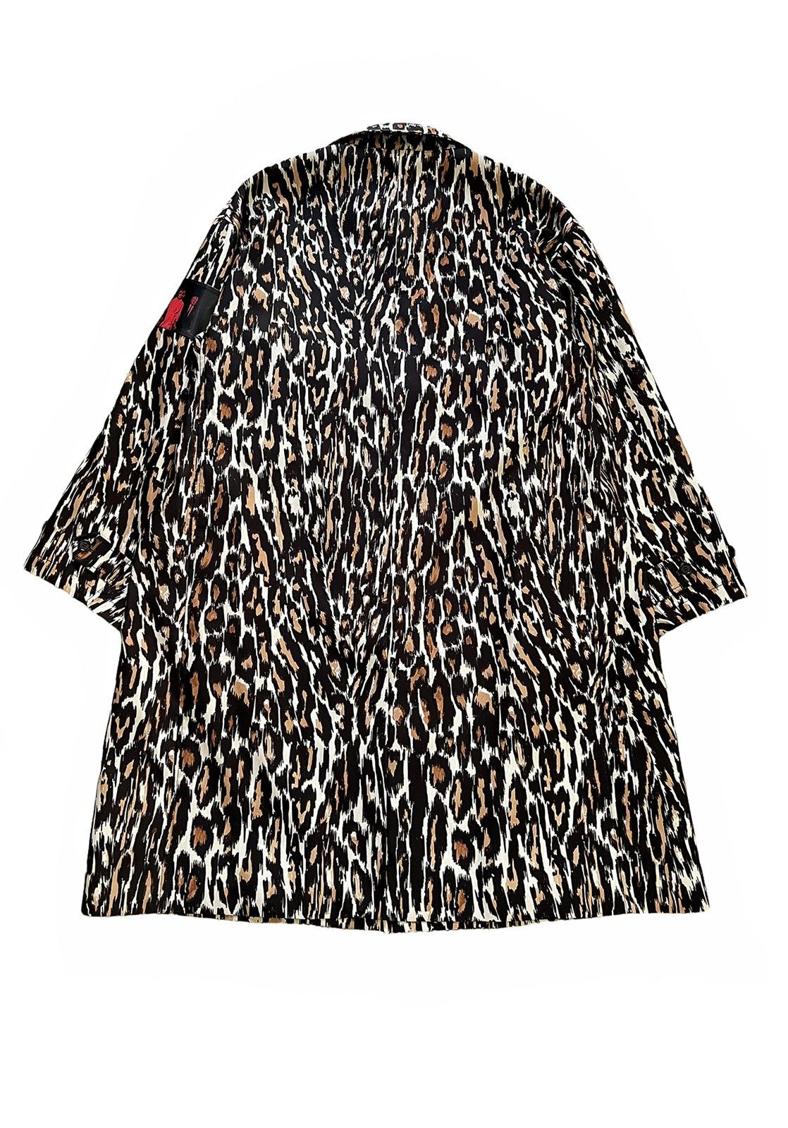 Raf Simons $5400 Blue Velvet Runway Leopard Car Coat Size US L / EU 52-54 / 3 - 8 Thumbnail
