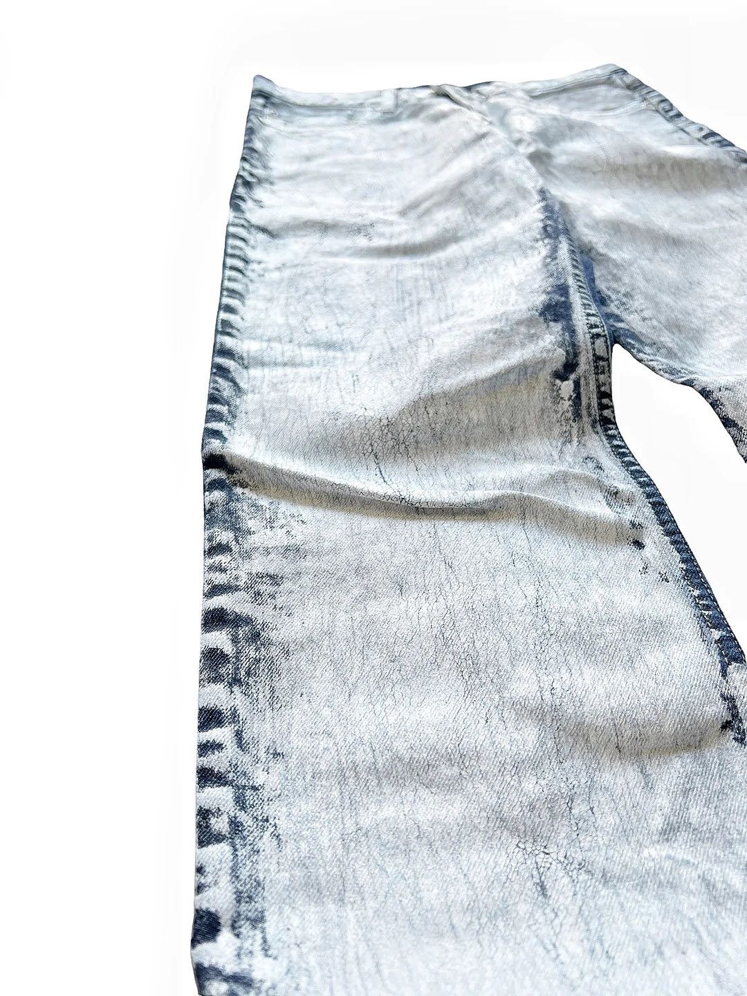 PPFM Y2K Painted White Denim Size US 28 / EU 44 - 2 Thumbnail