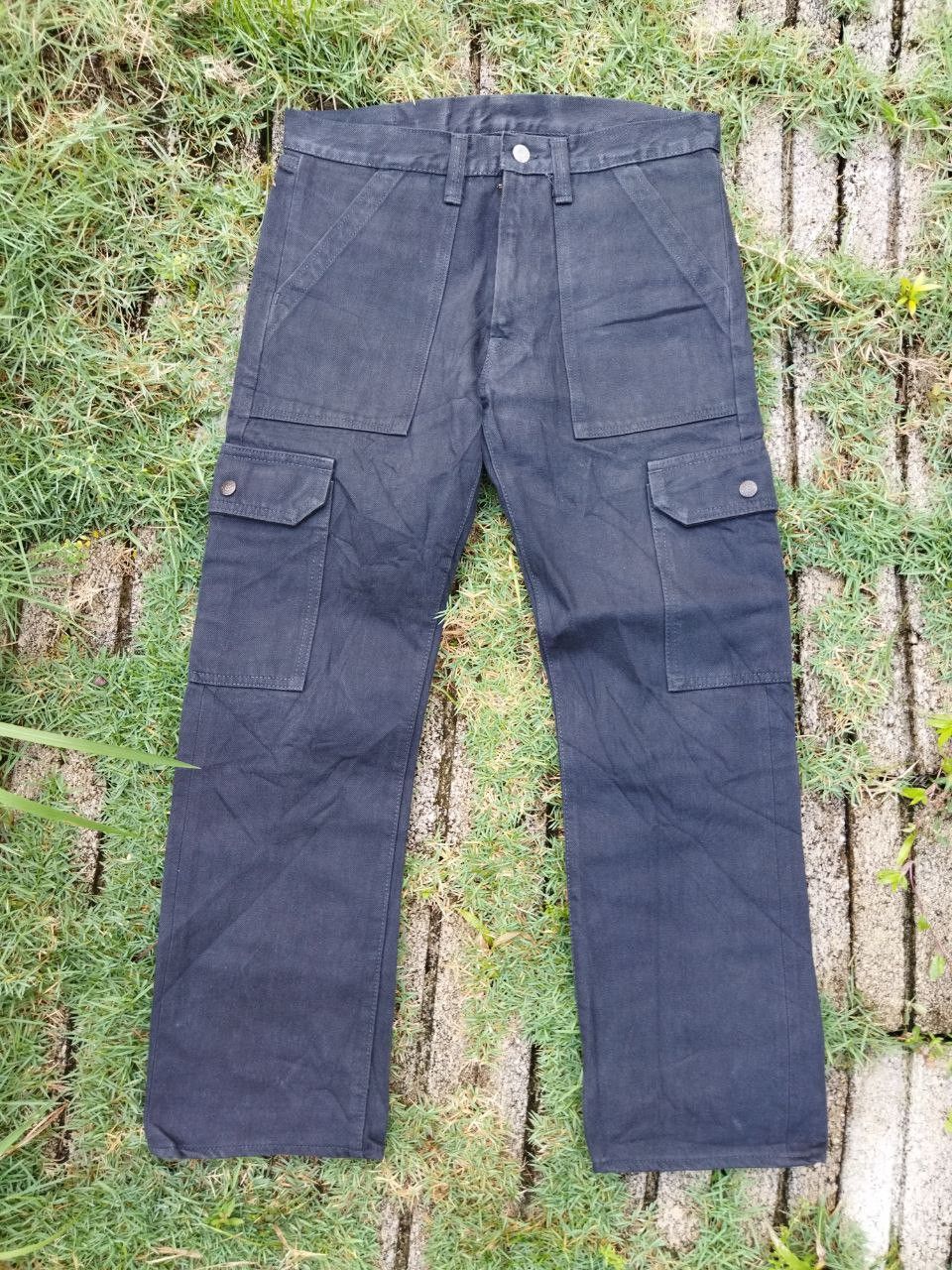 image of Rjb x Vintage R.j.blues Japan 6 Pocket Selvedge Pants in Black, Men's (Size 29)