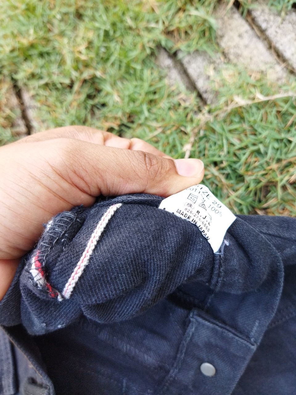 Real Japan Blues Vintage R.J.Blues Japan 6 Pocket Selvedge Pants Size US 29 - 6 Thumbnail