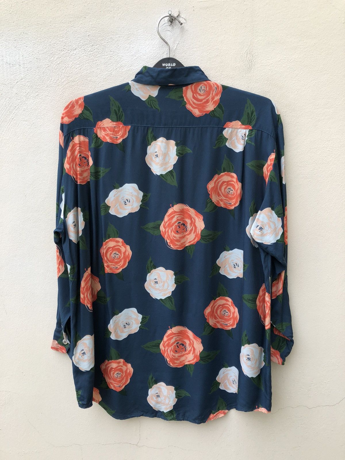 Other Vintage Naughty Japan Roses Long Sleeve Rayon Shirt Size US M / EU 48-50 / 2 - 13 Thumbnail