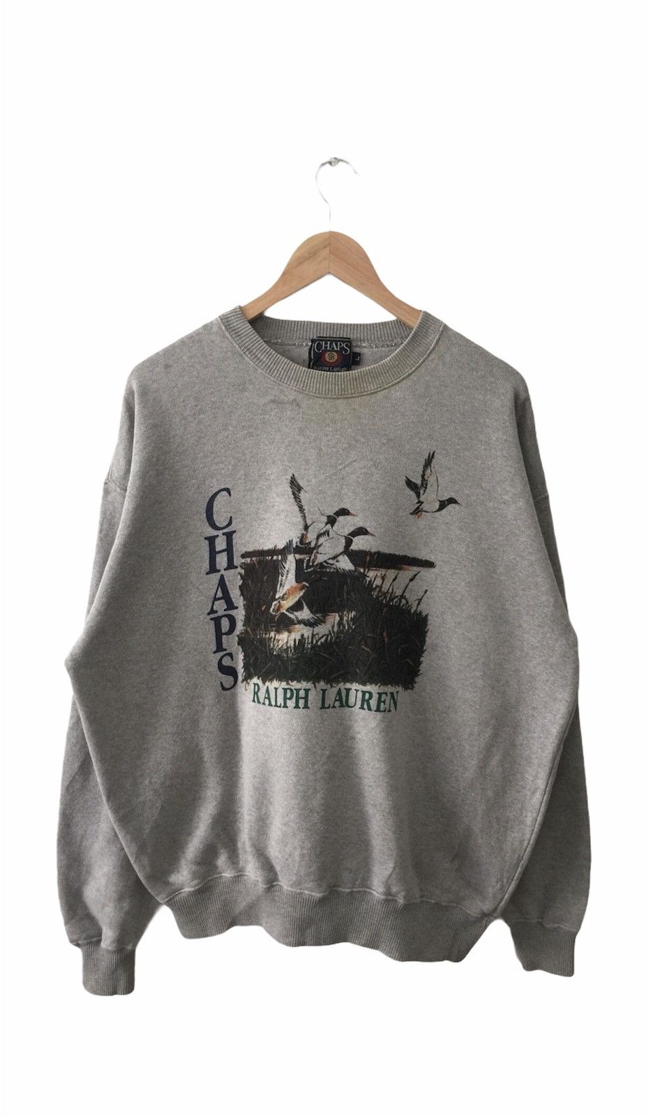 Chaps Ralph Lauren × Vintage Chaps Ralph Lauren Big Logo Sweatshirts 25x27 Size US L / EU 52-54 / 3 - 1 Thumbnail