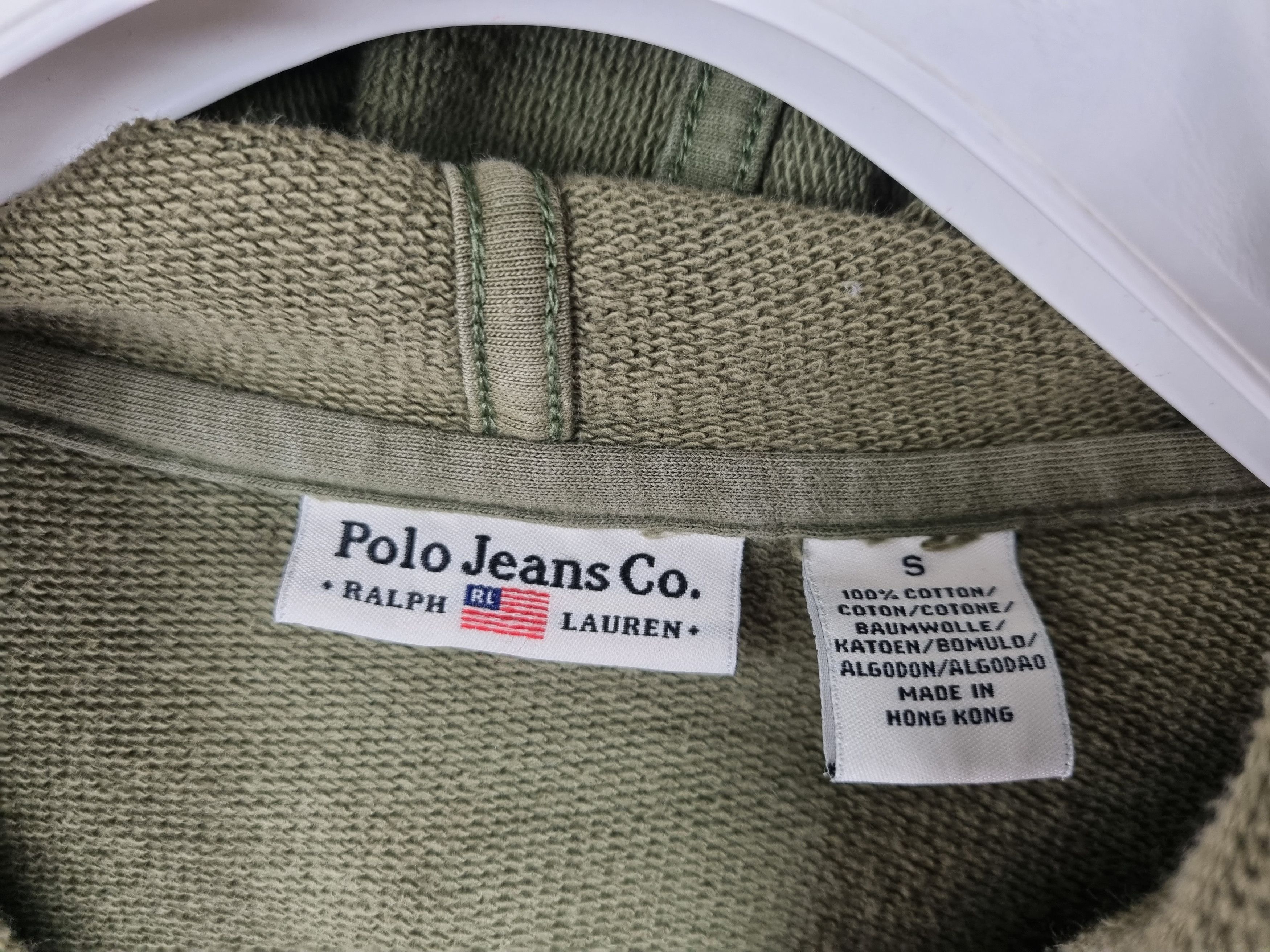 Polo Ralph Lauren × Ralph Lauren Rare Polo Jeans Ralph Lauren Hooded Cotton light jacket Size US S / EU 44-46 / 1 - 6 Thumbnail