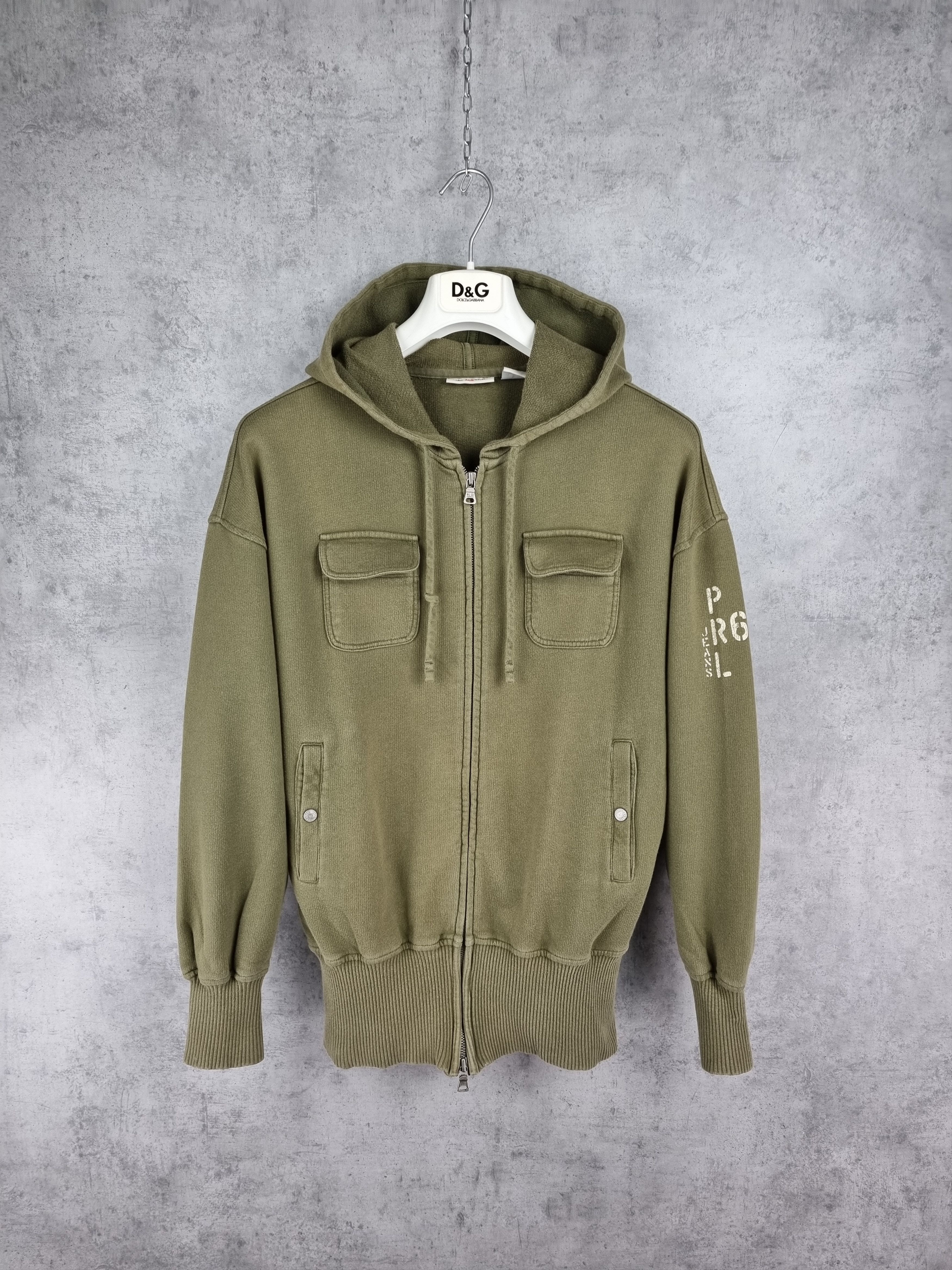 Polo Ralph Lauren × Ralph Lauren Rare Polo Jeans Ralph Lauren Hooded Cotton light jacket Size US S / EU 44-46 / 1 - 1 Thumbnail