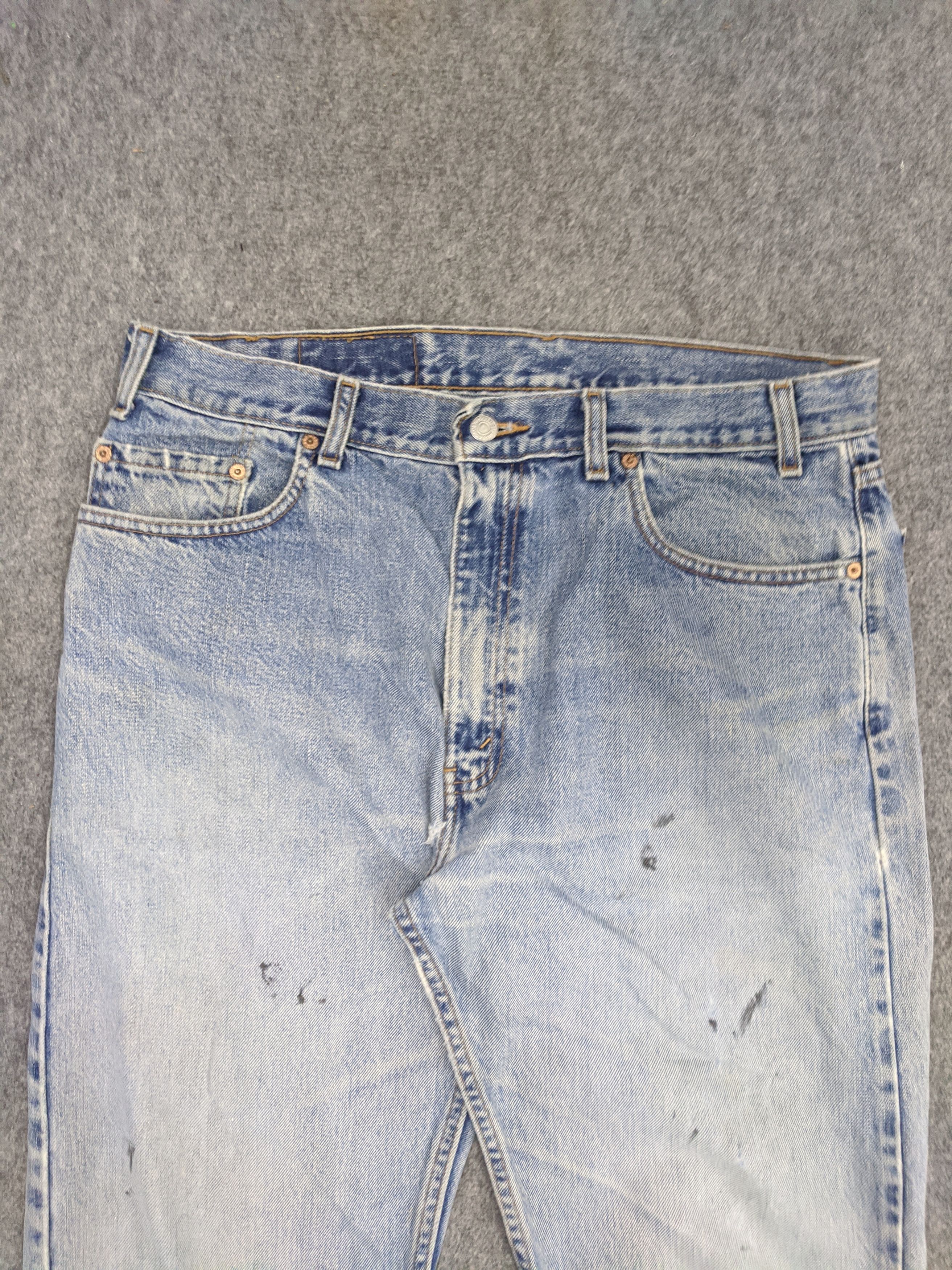 Levi's × Vintage Vintage Levis 505 Light Wash Ripped Jeans DP0923 Size US 36 / EU 52 - 2 Thumbnail