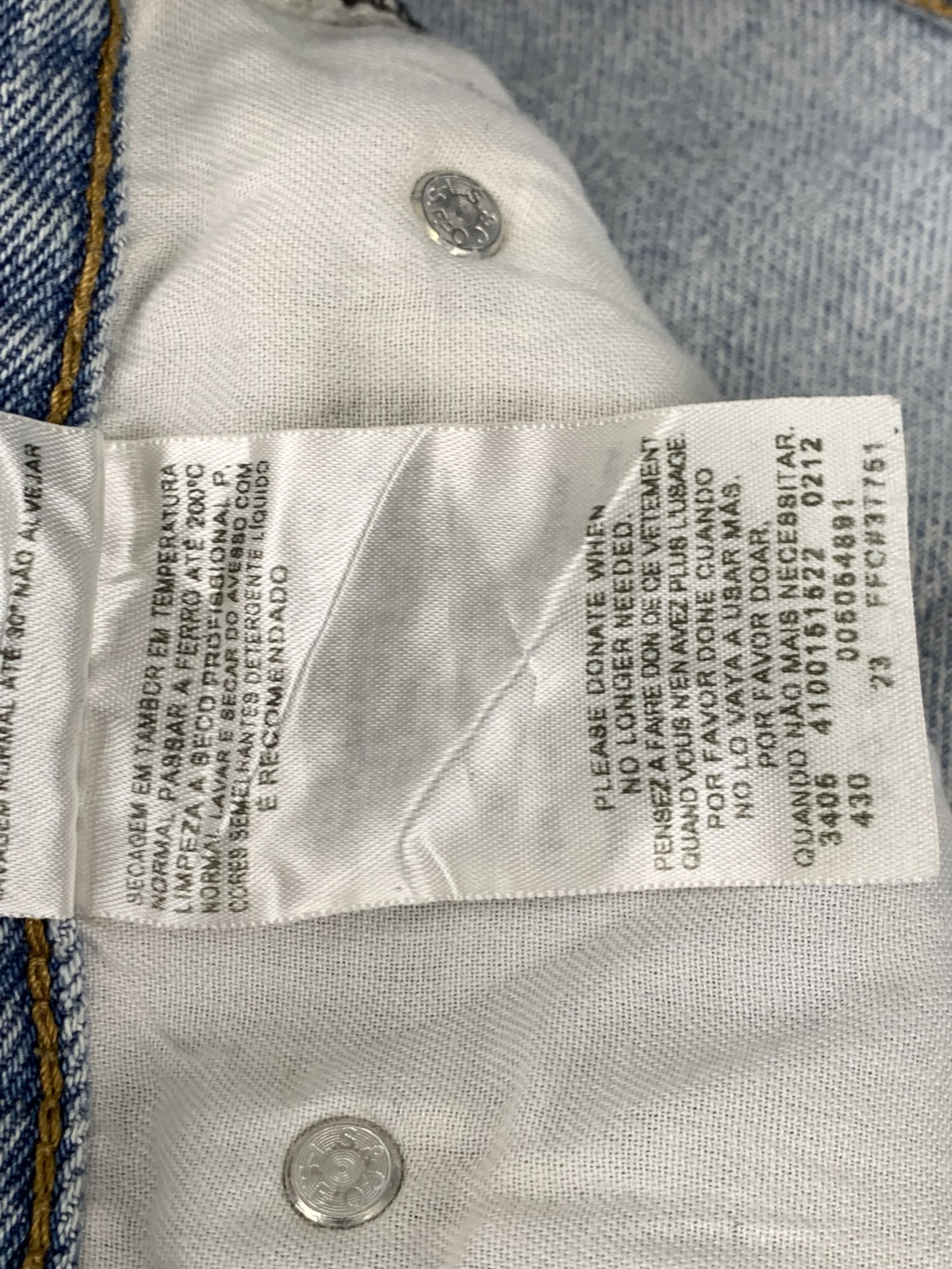 Levi's Vintage Levis 505 Light Wash Jeans DP1804 Size US 44 / EU 60 - 10 Thumbnail