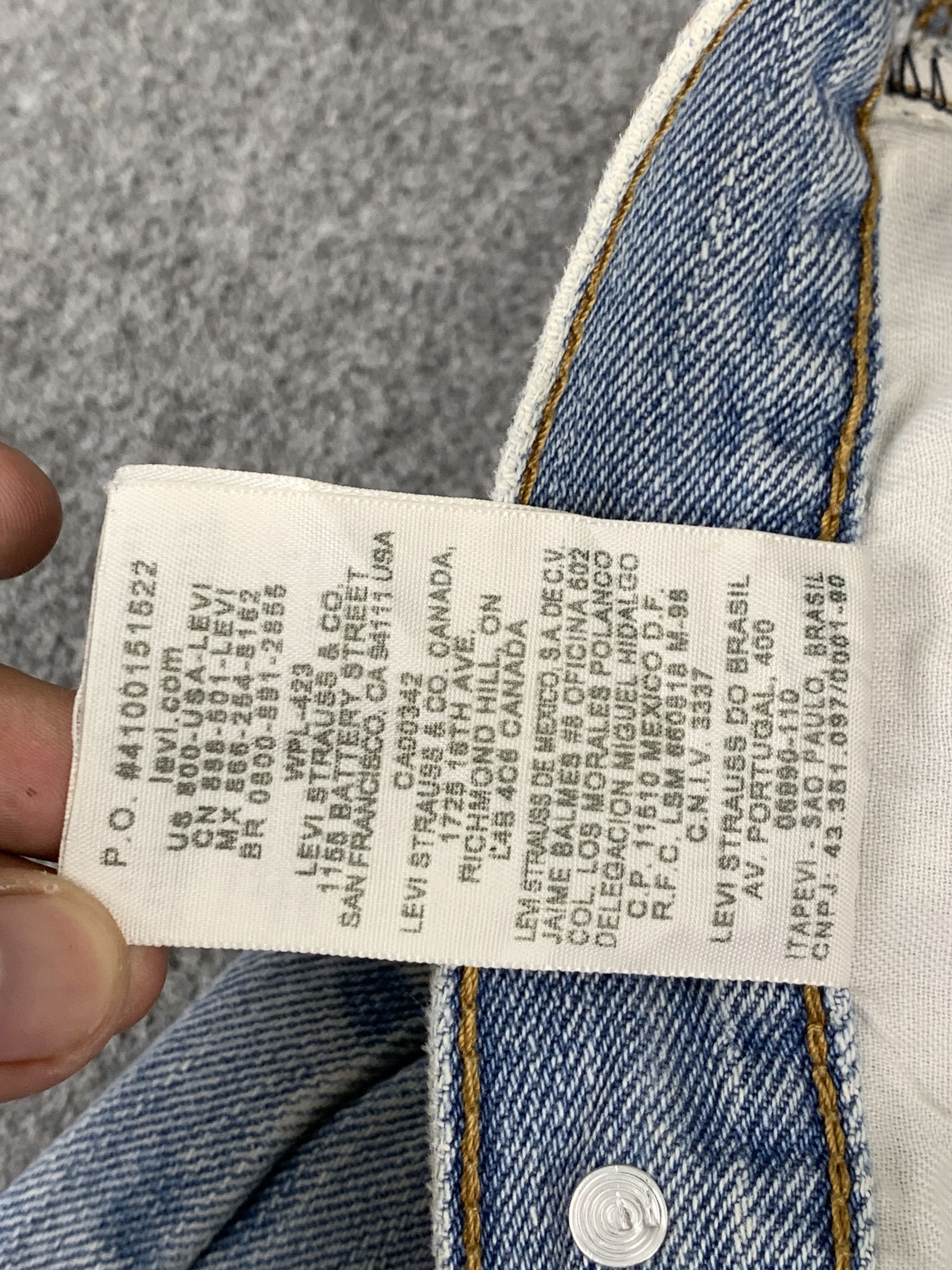 Levi's Vintage Levis 505 Light Wash Jeans DP1804 Size US 44 / EU 60 - 11 Thumbnail