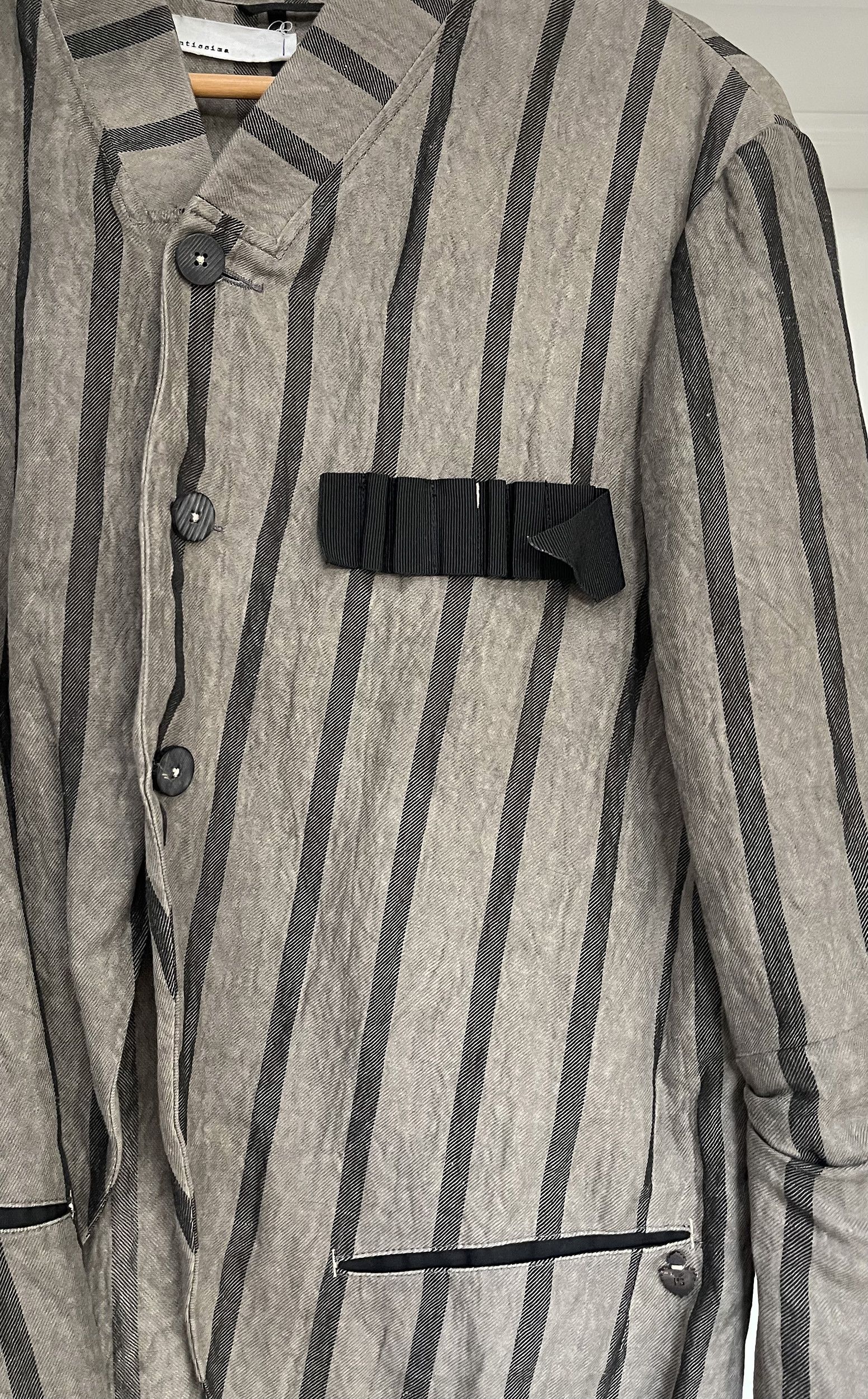 Nostra Santissima Nostra Santissima cotton/true hemp striped blazer jacket Size US M / EU 48-50 / 2 - 4 Thumbnail
