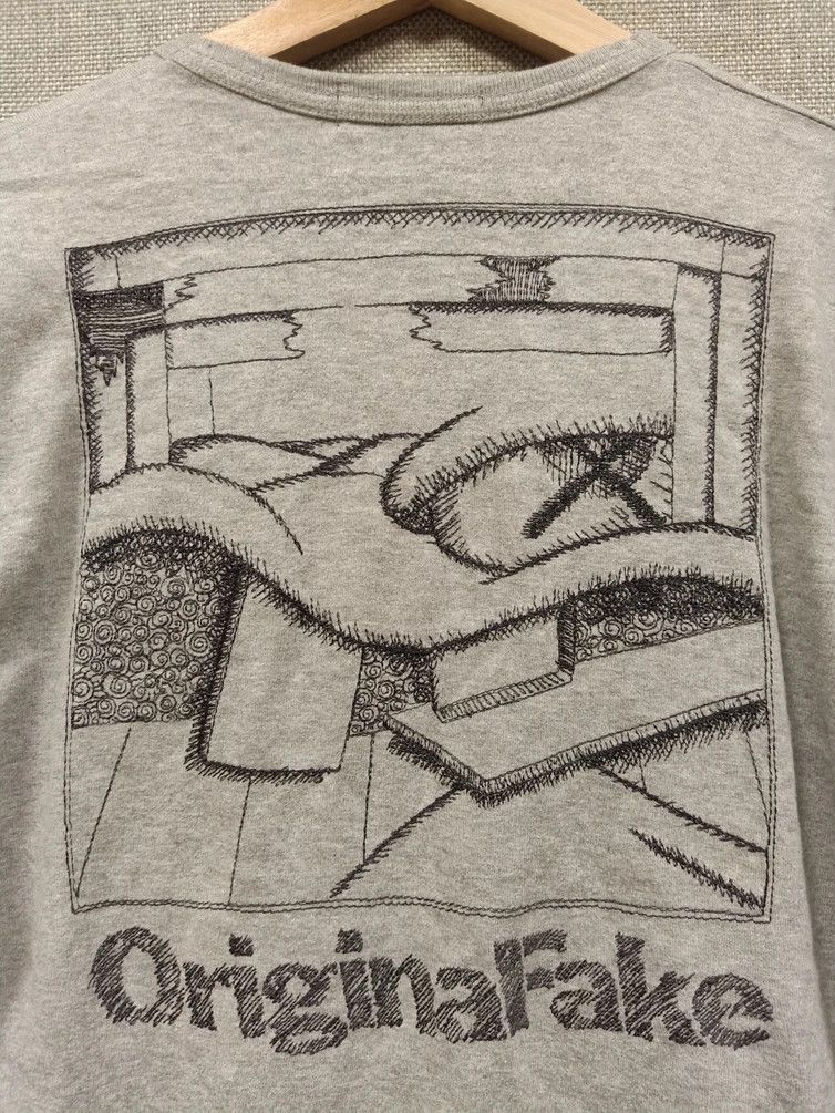 Original Fake t shirt kaws X original fake logo embroidery Size US S / EU 44-46 / 1 - 3 Thumbnail