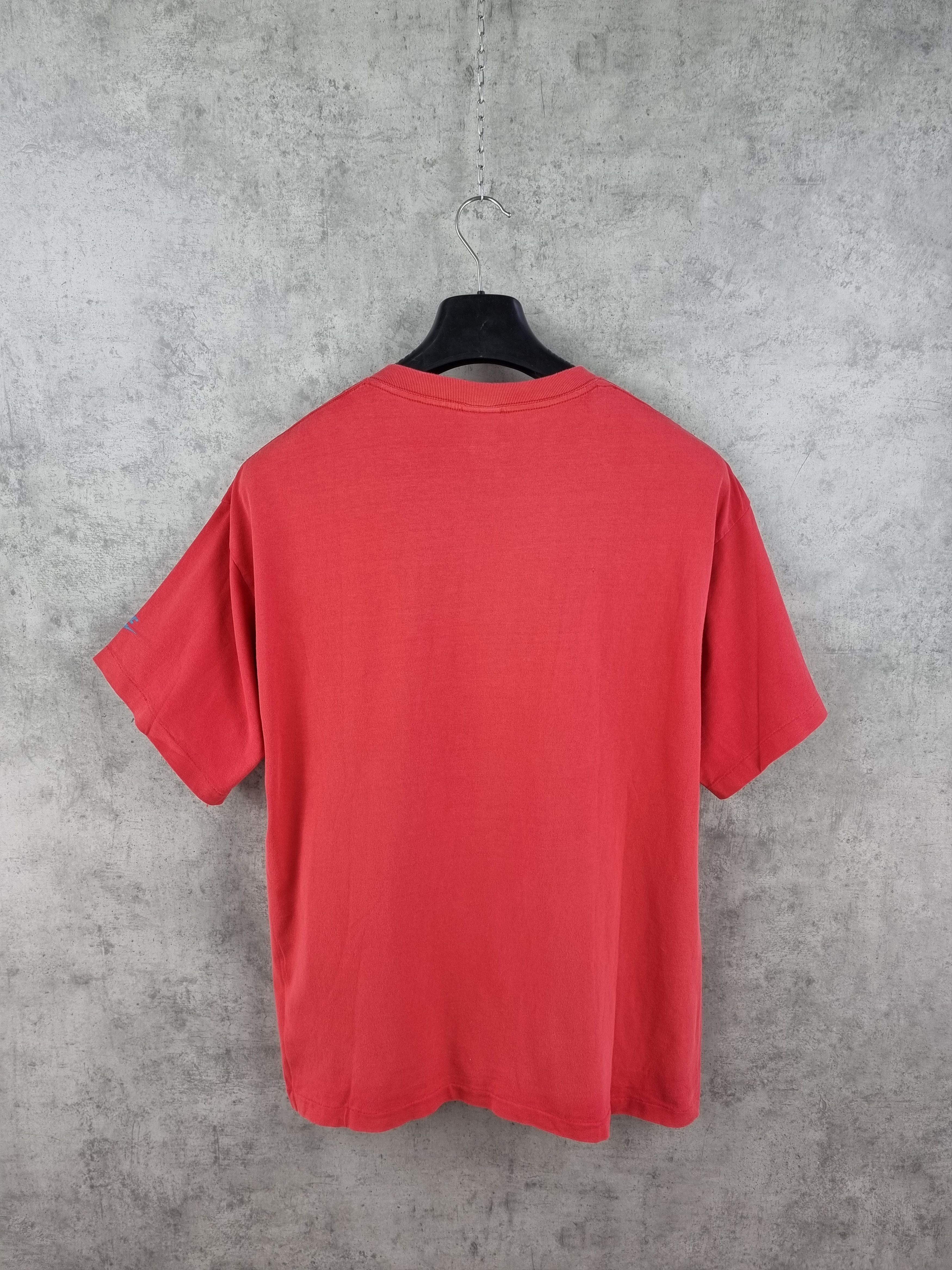 Jordan Brand × Nike Single Stitch Nike Air Jordan Big Logo Vintage Tee shirt Size US L / EU 52-54 / 3 - 2 Thumbnail