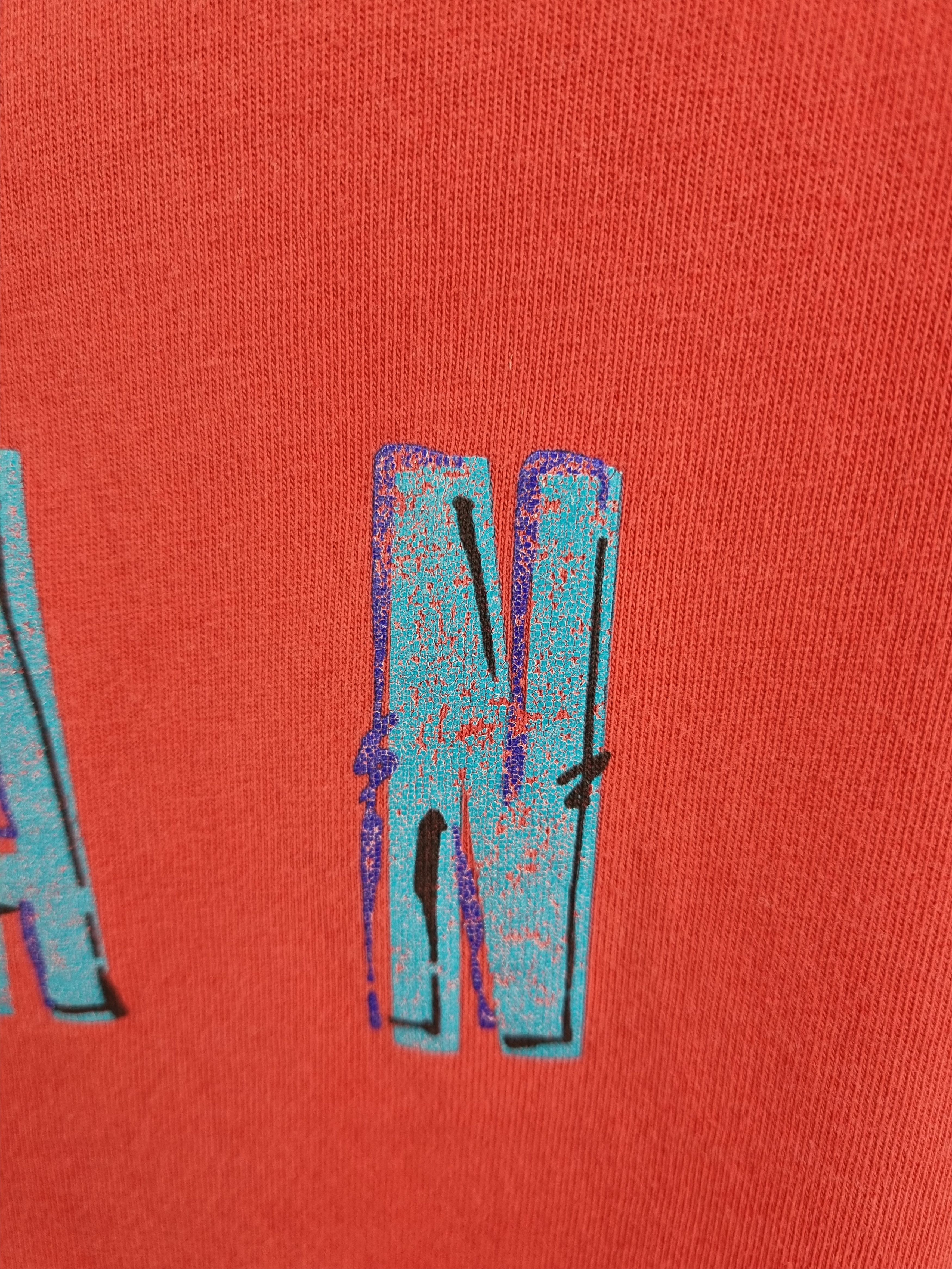 Jordan Brand × Nike Single Stitch Nike Air Jordan Big Logo Vintage Tee shirt Size US L / EU 52-54 / 3 - 6 Thumbnail