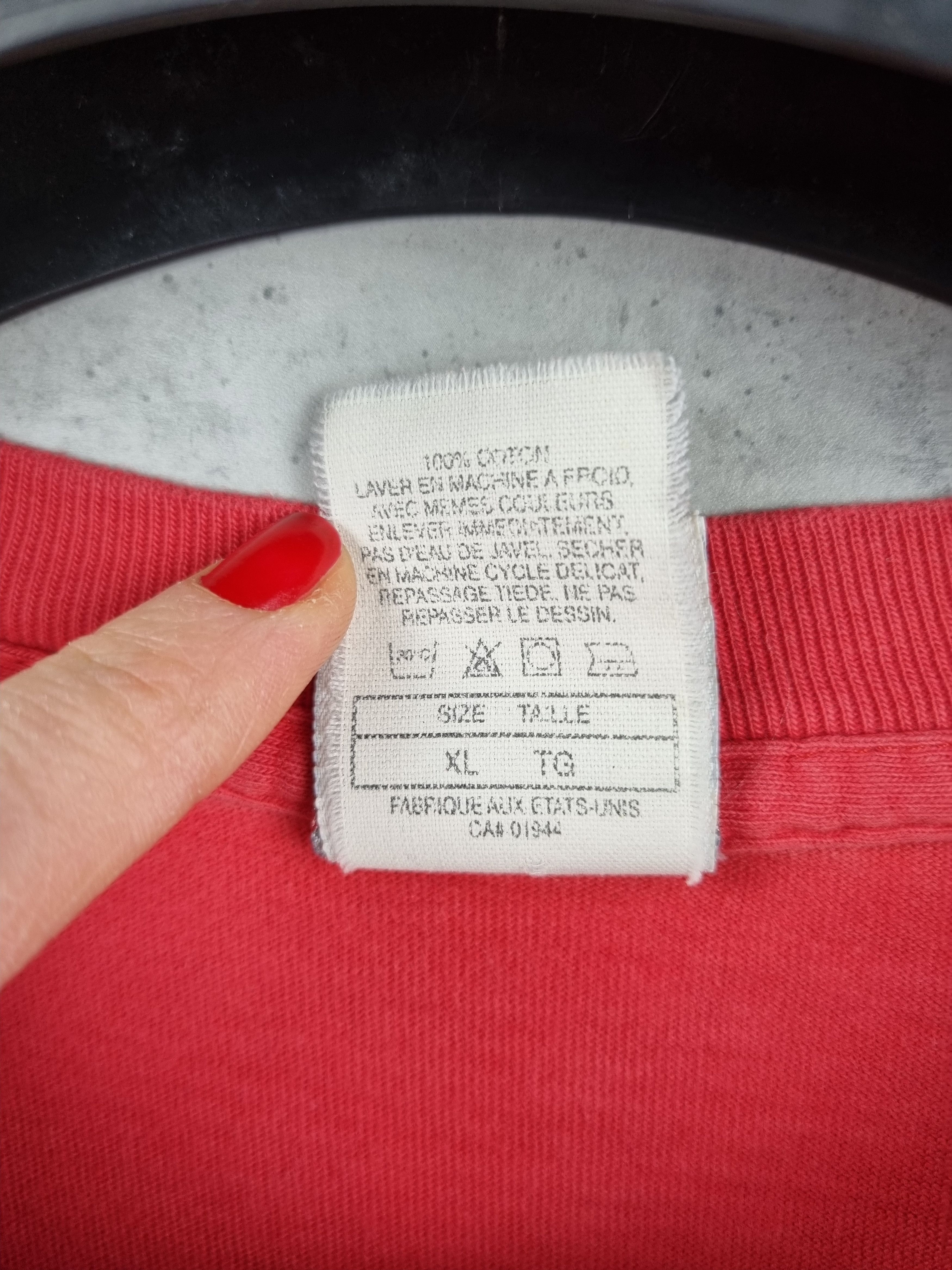 Jordan Brand × Nike Single Stitch Nike Air Jordan Big Logo Vintage Tee shirt Size US L / EU 52-54 / 3 - 10 Thumbnail