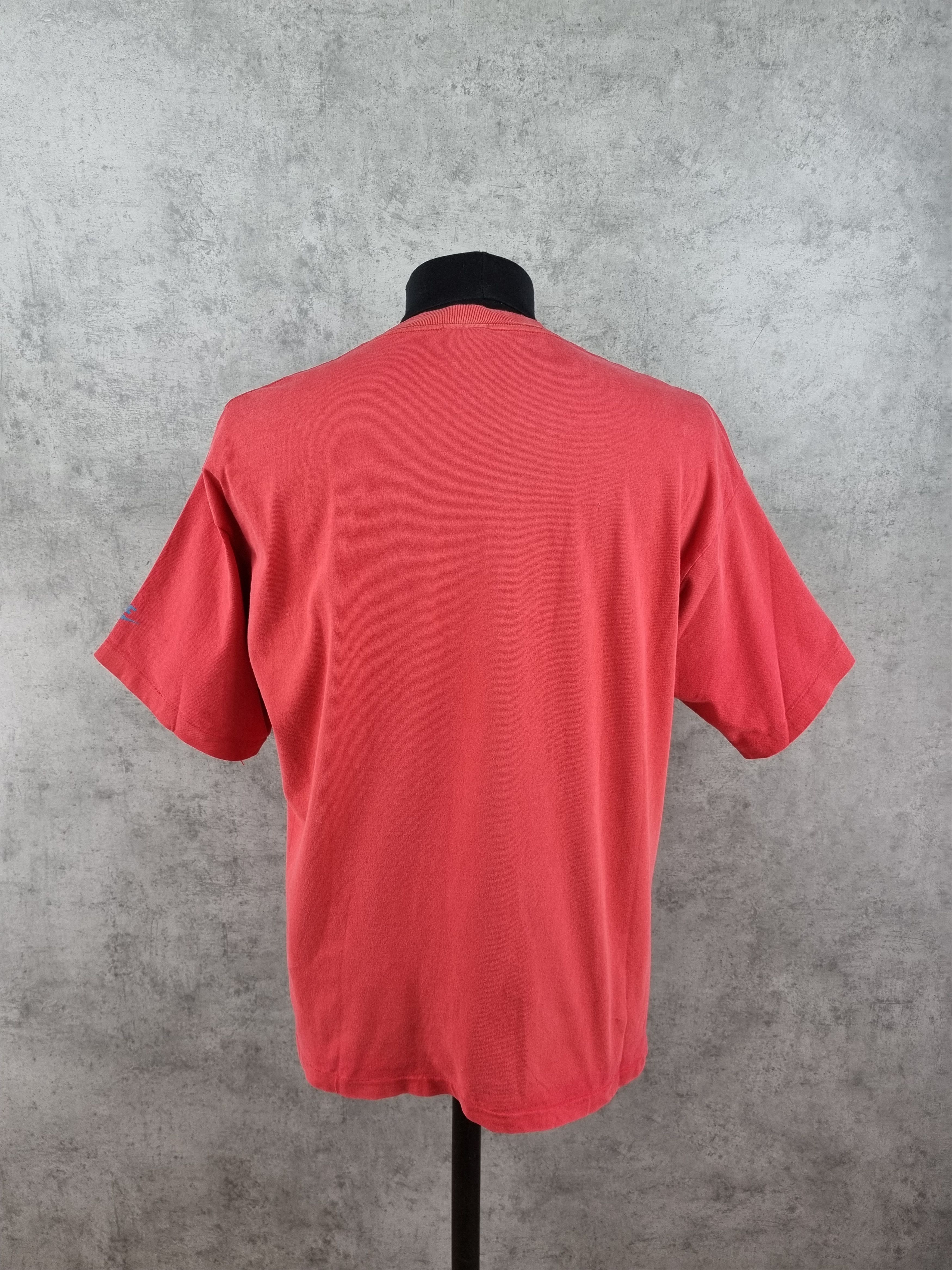 Jordan Brand × Nike Single Stitch Nike Air Jordan Big Logo Vintage Tee shirt Size US L / EU 52-54 / 3 - 4 Thumbnail