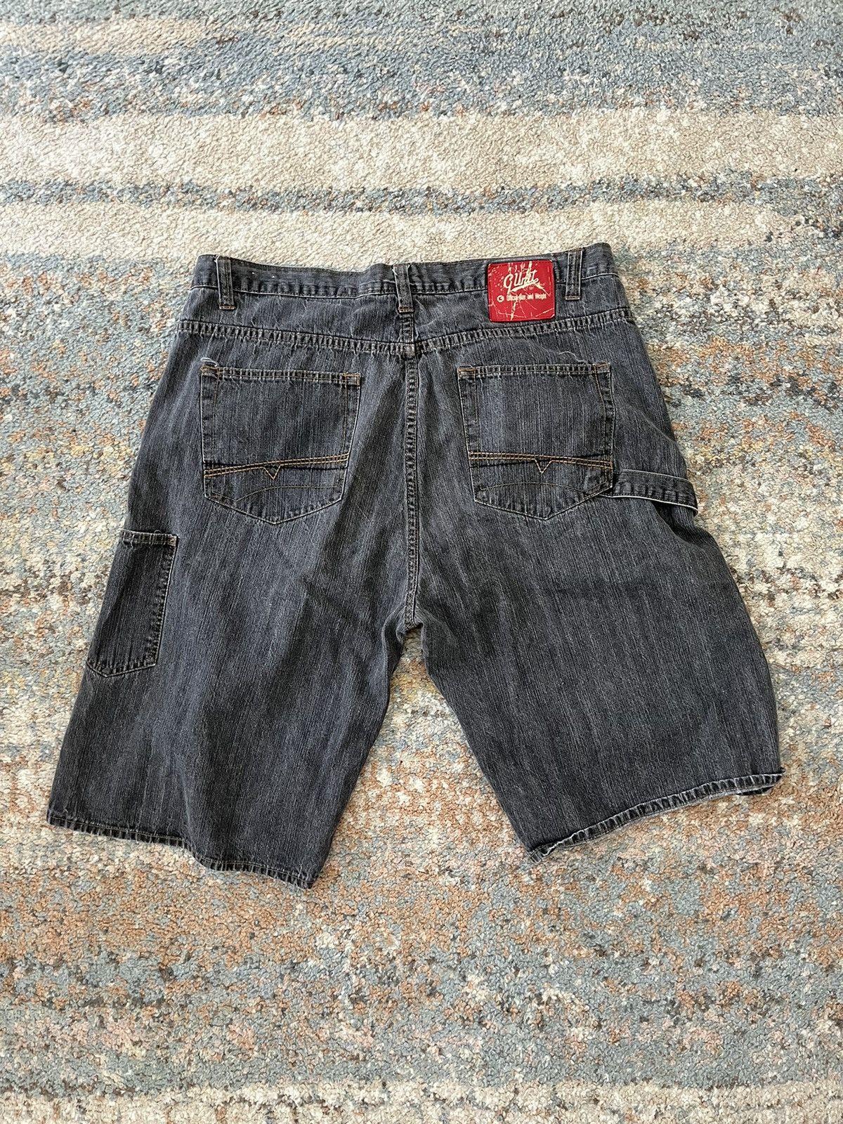 Southpole × Vintage VTG G UNIT Carpenter Jean Shorts 40 faded Size US 40 / EU 56 - 2 Thumbnail