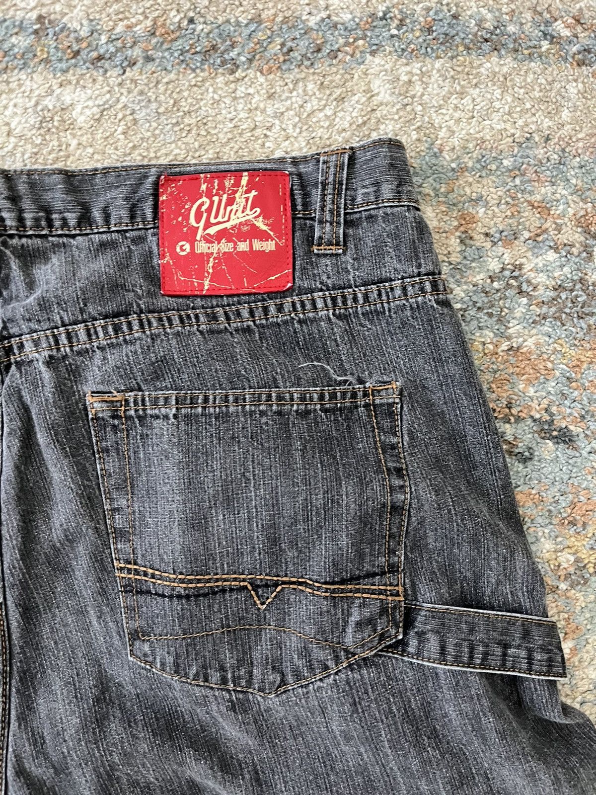 Southpole × Vintage VTG G UNIT Carpenter Jean Shorts 40 faded Size US 40 / EU 56 - 1 Thumbnail