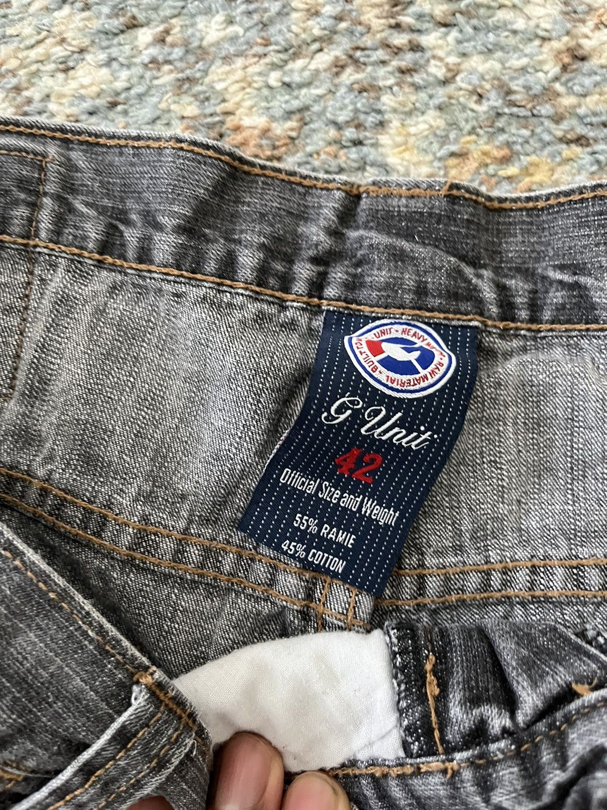 Southpole × Vintage VTG G UNIT Carpenter Jean Shorts 40 faded Size US 40 / EU 56 - 6 Thumbnail