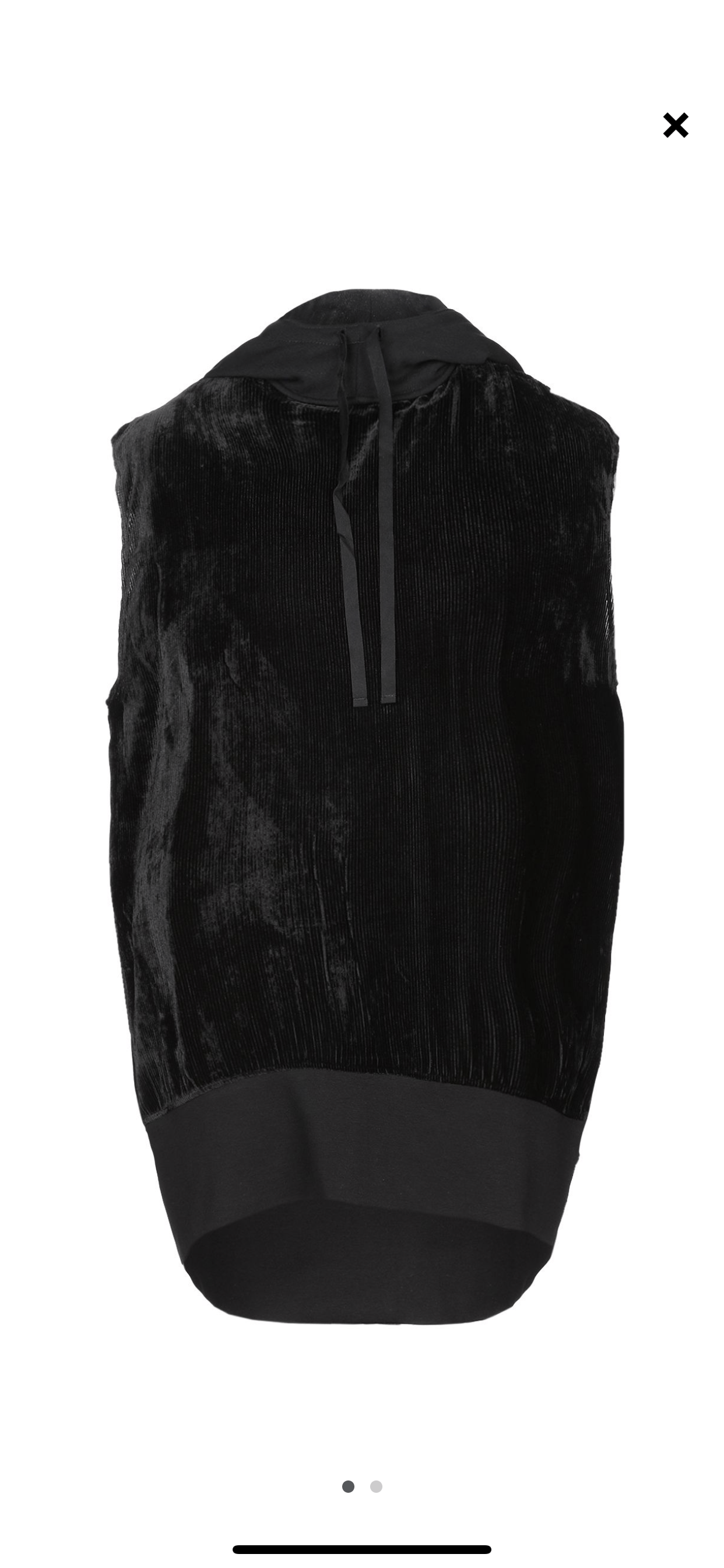 Ann Demeulemeester BNWT Black Sleveless Hooded Top / Sweatshirt Size US M / EU 48-50 / 2 - 11 Thumbnail