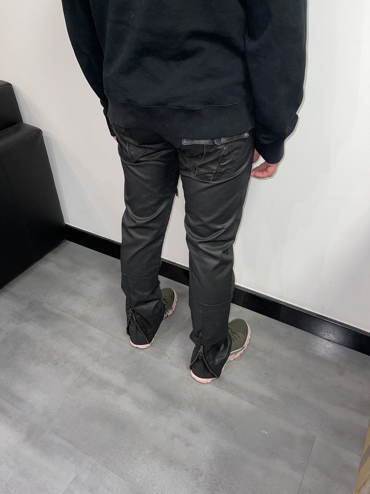 Faith Connexion Faith Connection Chrome Hearts Like Waxed Zipped Denim Size US 34 / EU 50 - 12 Thumbnail