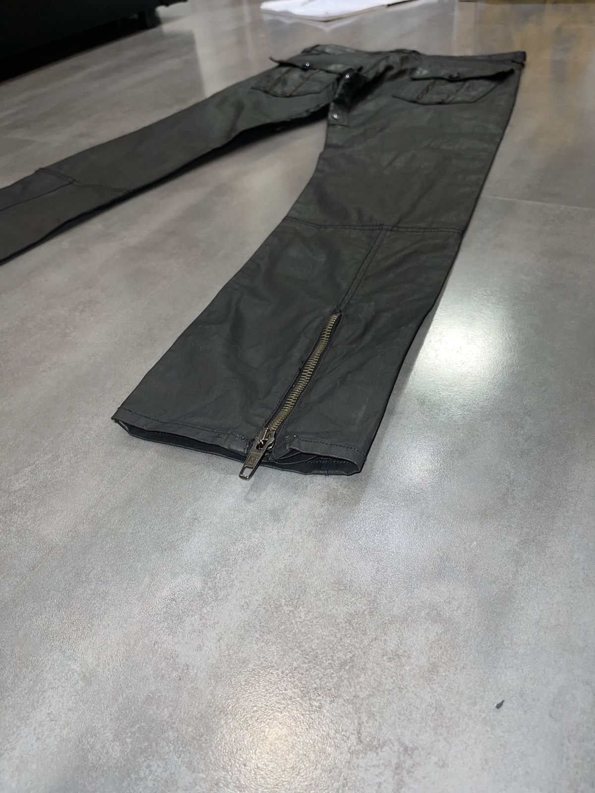 Faith Connexion Faith Connection Chrome Hearts Like Waxed Zipped Denim Size US 34 / EU 50 - 15 Thumbnail