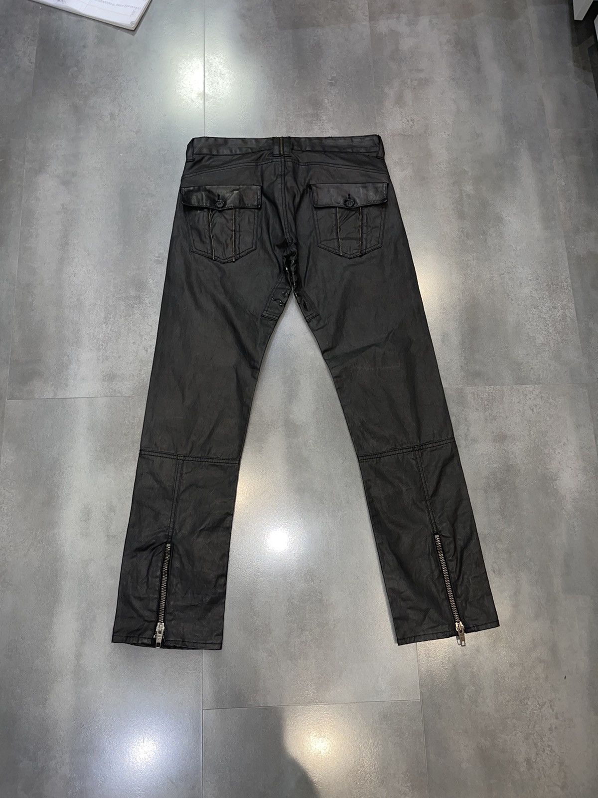 Faith Connexion Faith Connection Chrome Hearts Like Waxed Zipped Denim Size US 34 / EU 50 - 1 Thumbnail