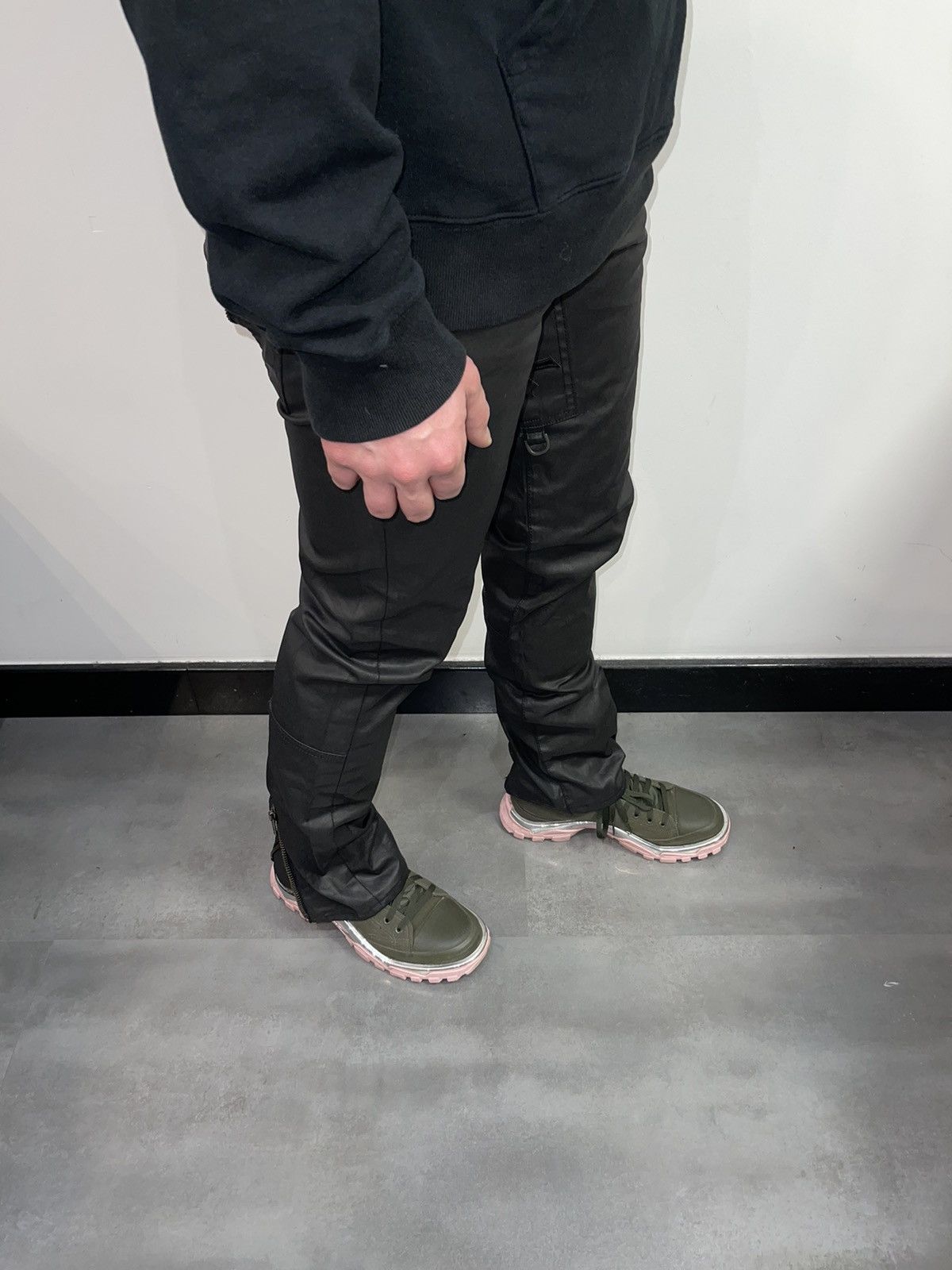 Faith Connexion Faith Connection Chrome Hearts Like Waxed Zipped Denim Size US 34 / EU 50 - 8 Thumbnail