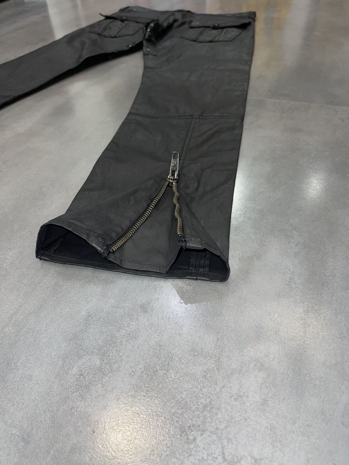 Faith Connexion Faith Connection Chrome Hearts Like Waxed Zipped Denim Size US 34 / EU 50 - 16 Thumbnail