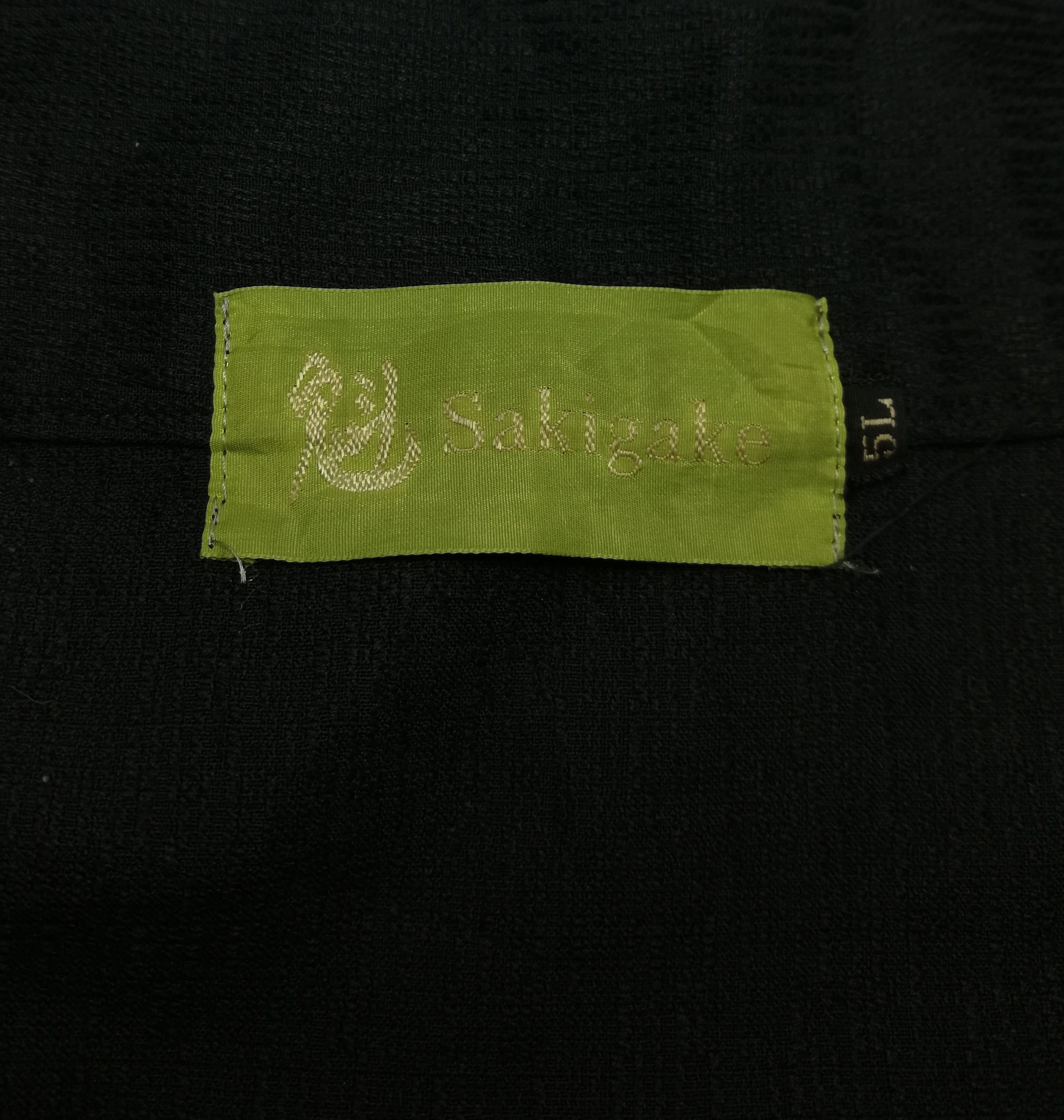Japanese Brand 🔥Sakigake Black Japanese Cool Kimono Shirt Dragon Big Logo Size US XXL / EU 58 / 5 - 3 Thumbnail