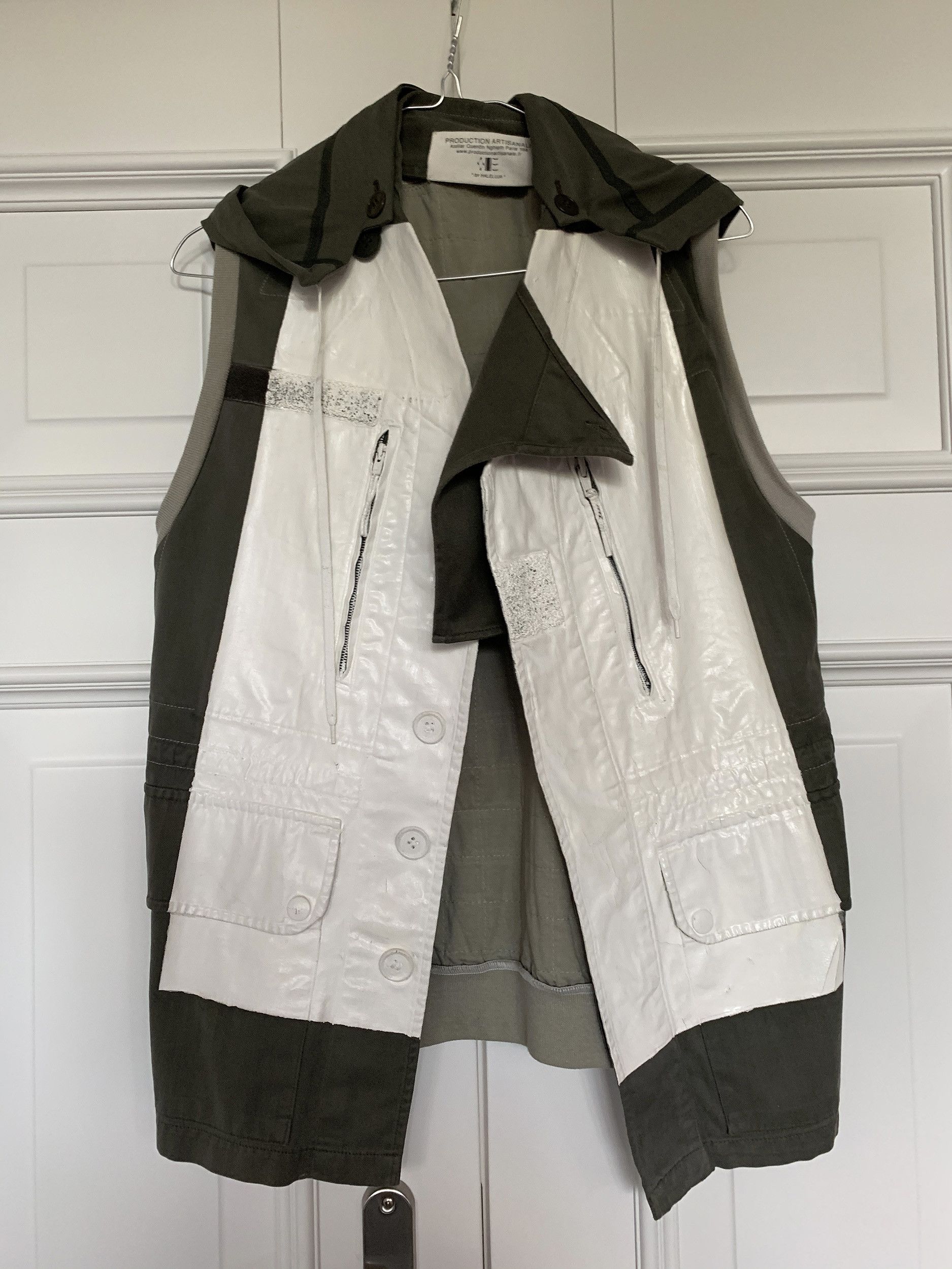Vintage Rare Production Artisanale Hand Painted Vest Jacket Size US M / EU 48-50 / 2 - 1 Thumbnail