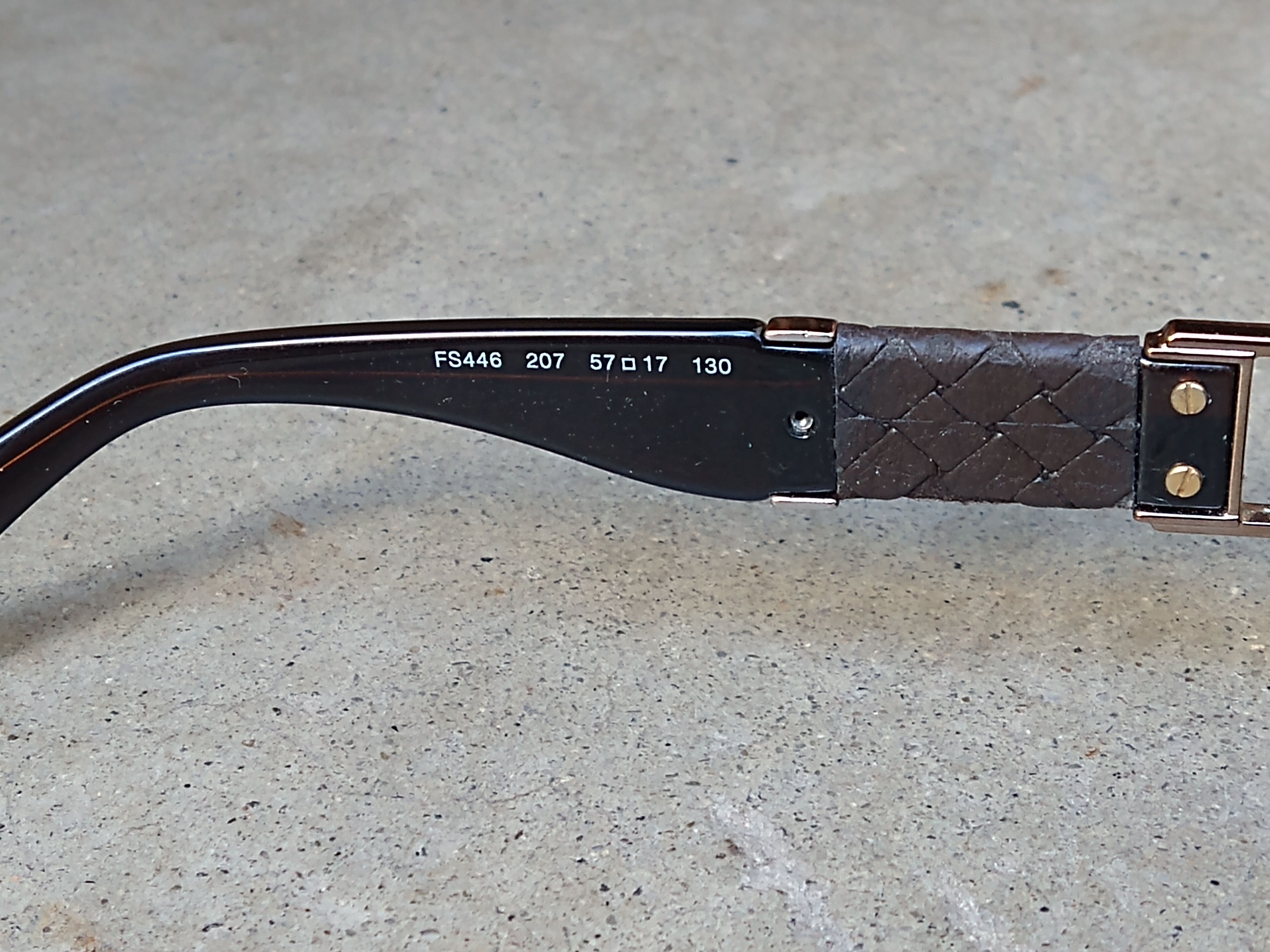 Fendi Fendi Sunglasses FS 299 207 Tortoise Brown Italy Rectangle Size ONE SIZE - 9 Thumbnail