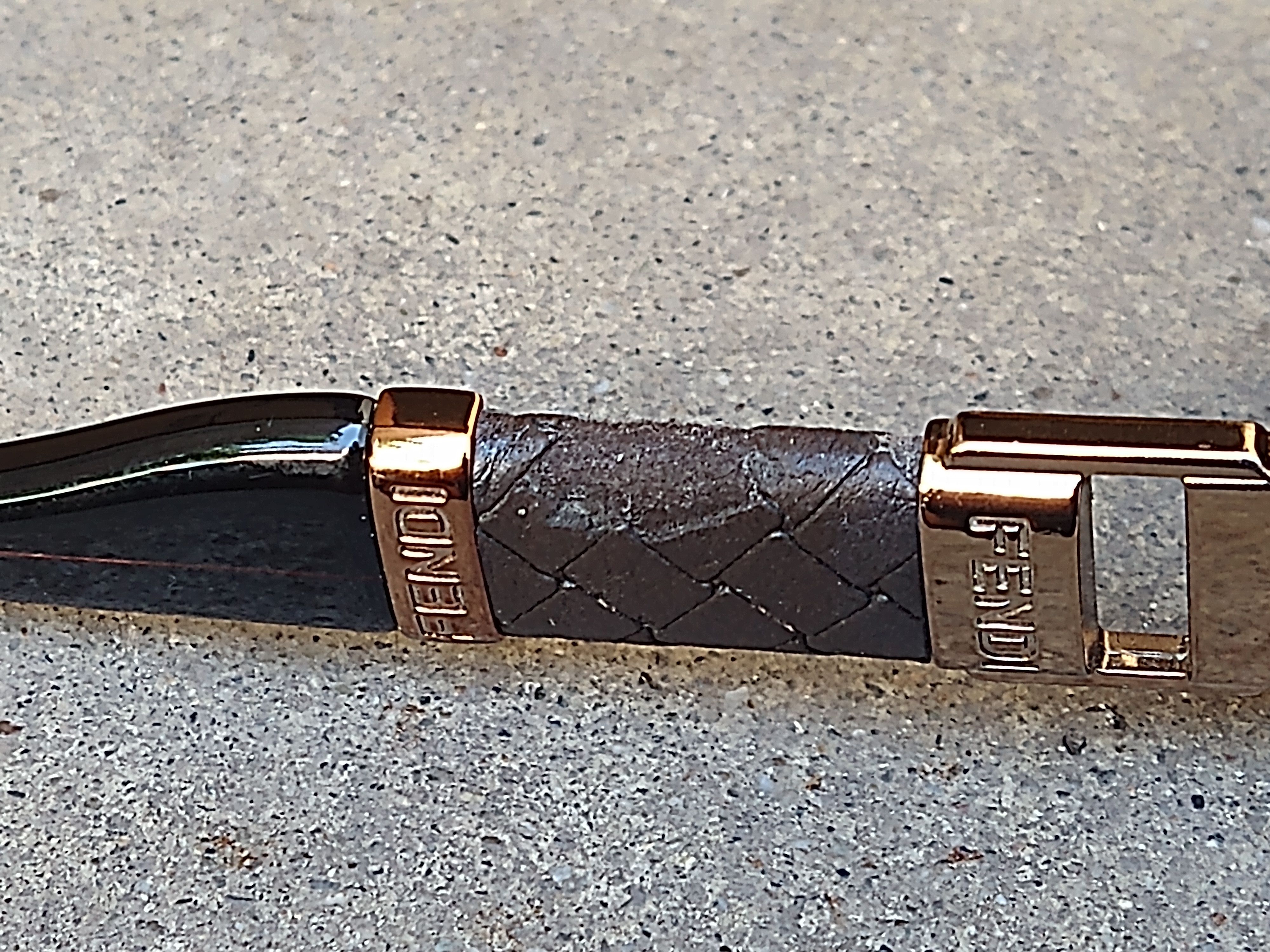 Fendi Fendi Sunglasses FS 299 207 Tortoise Brown Italy Rectangle Size ONE SIZE - 12 Thumbnail