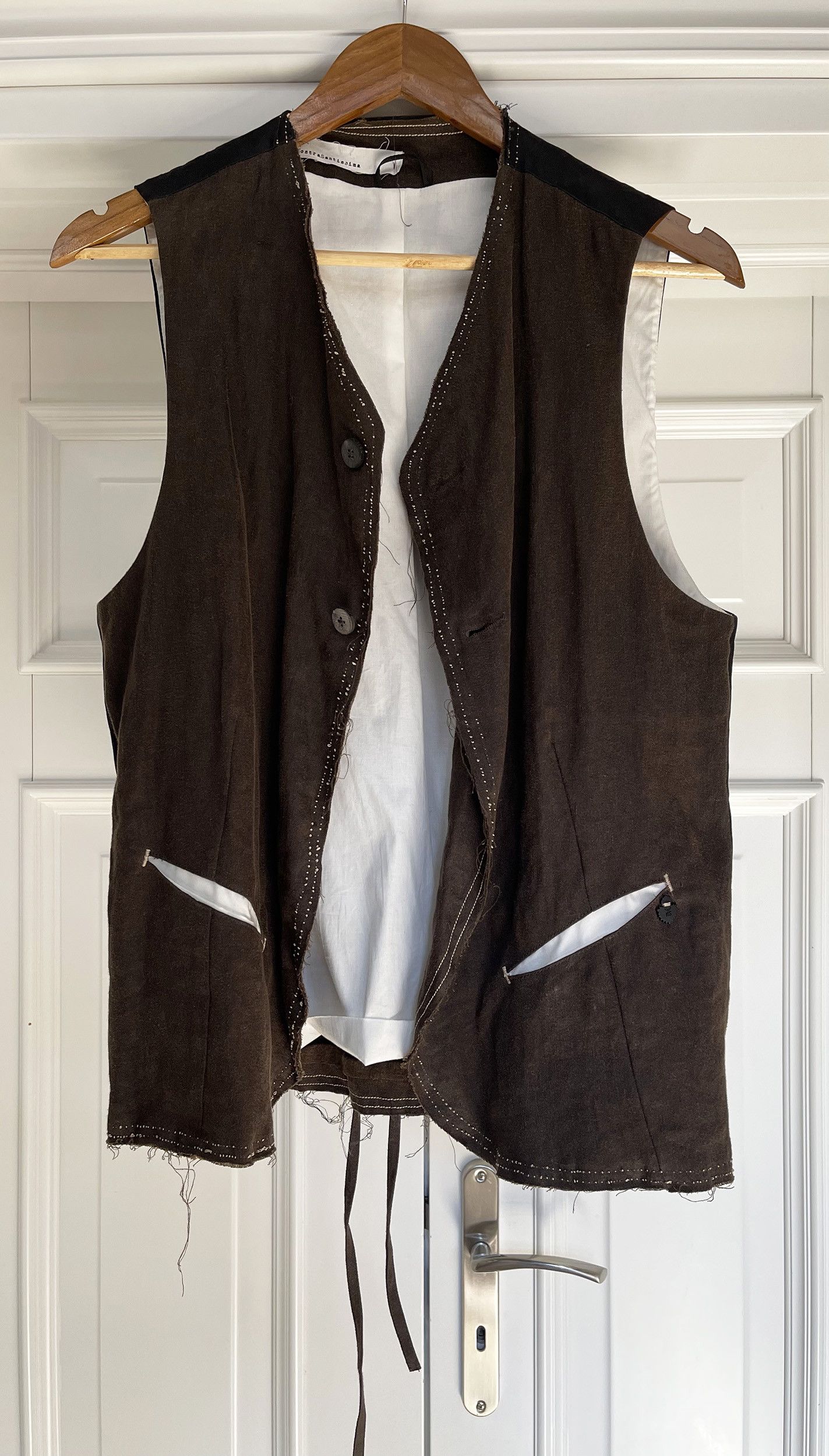 Nostra Santissima Nostra Santissima brown vest Size US M / EU 48-50 / 2 - 2 Thumbnail