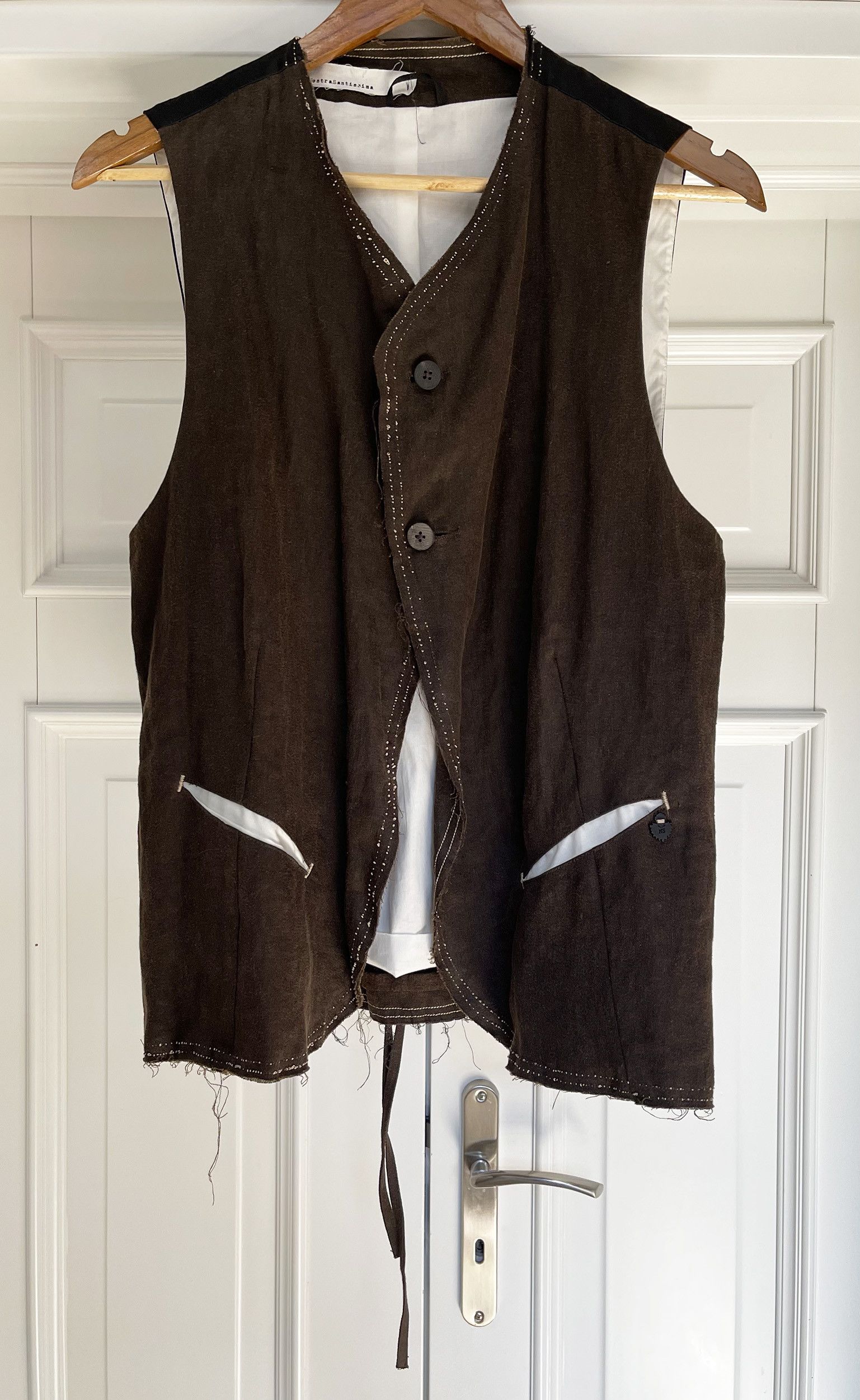 Nostra Santissima Nostra Santissima brown vest Size US M / EU 48-50 / 2 - 1 Thumbnail