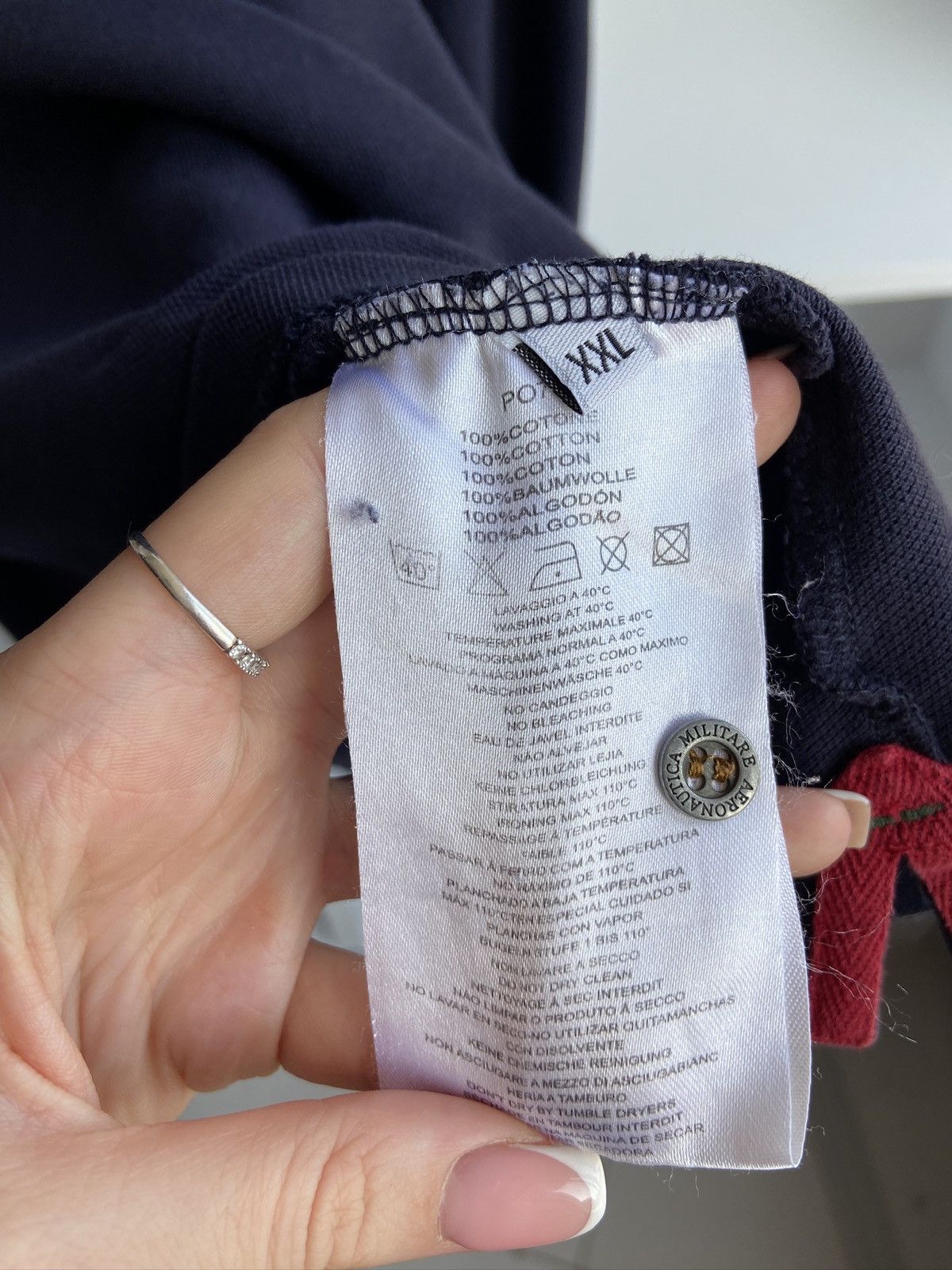 Aeronautica Militare × Vintage Vintage Aeronautica Militare Squadra Aerea Long-Sleeve Size US XXL / EU 58 / 5 - 3 Thumbnail