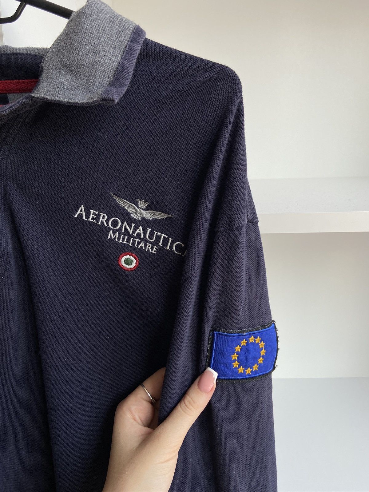 Aeronautica Militare × Vintage Vintage Aeronautica Militare Squadra Aerea Long-Sleeve Size US XXL / EU 58 / 5 - 6 Thumbnail