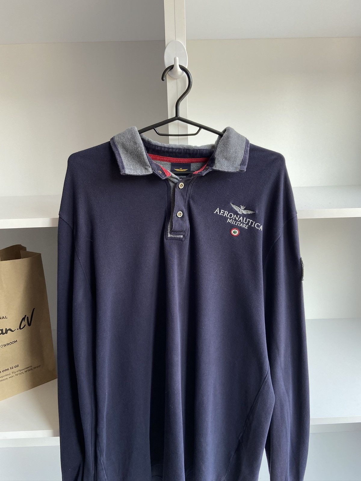 Aeronautica Militare × Vintage Vintage Aeronautica Militare Squadra Aerea Long-Sleeve Size US XXL / EU 58 / 5 - 9 Thumbnail