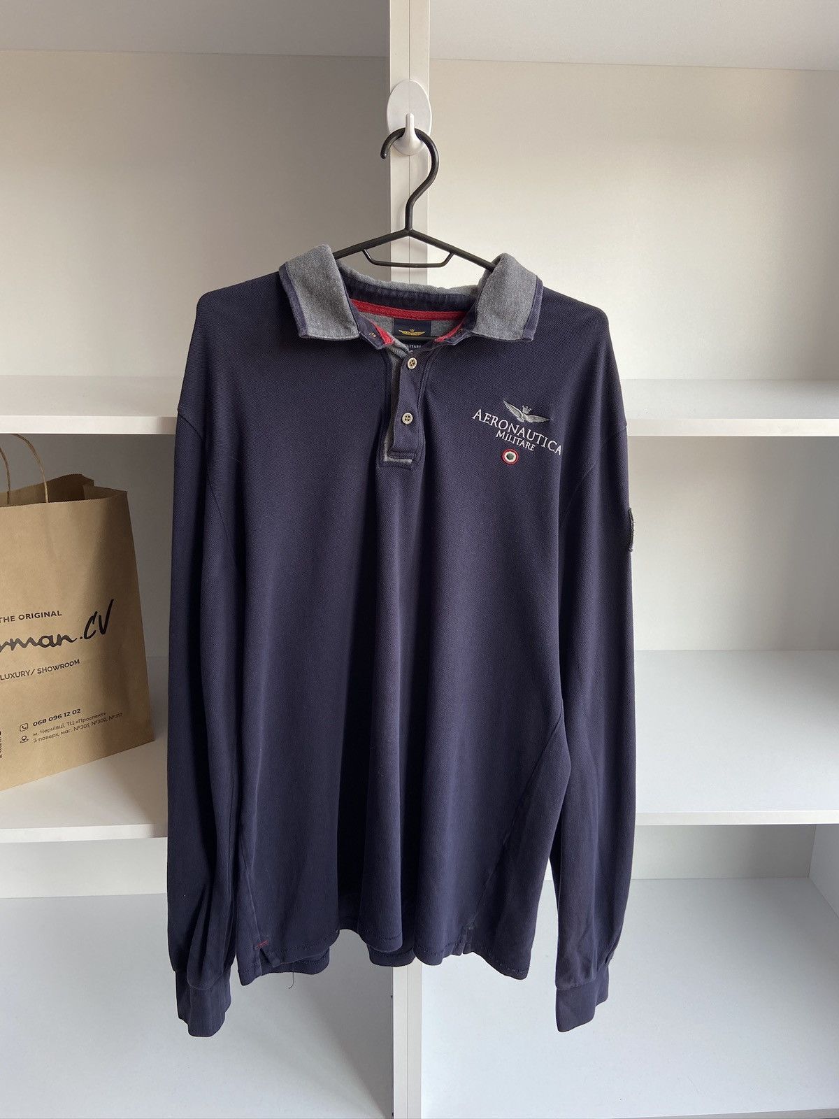 Aeronautica Militare × Vintage Vintage Aeronautica Militare Squadra Aerea Long-Sleeve Size US XXL / EU 58 / 5 - 8 Thumbnail
