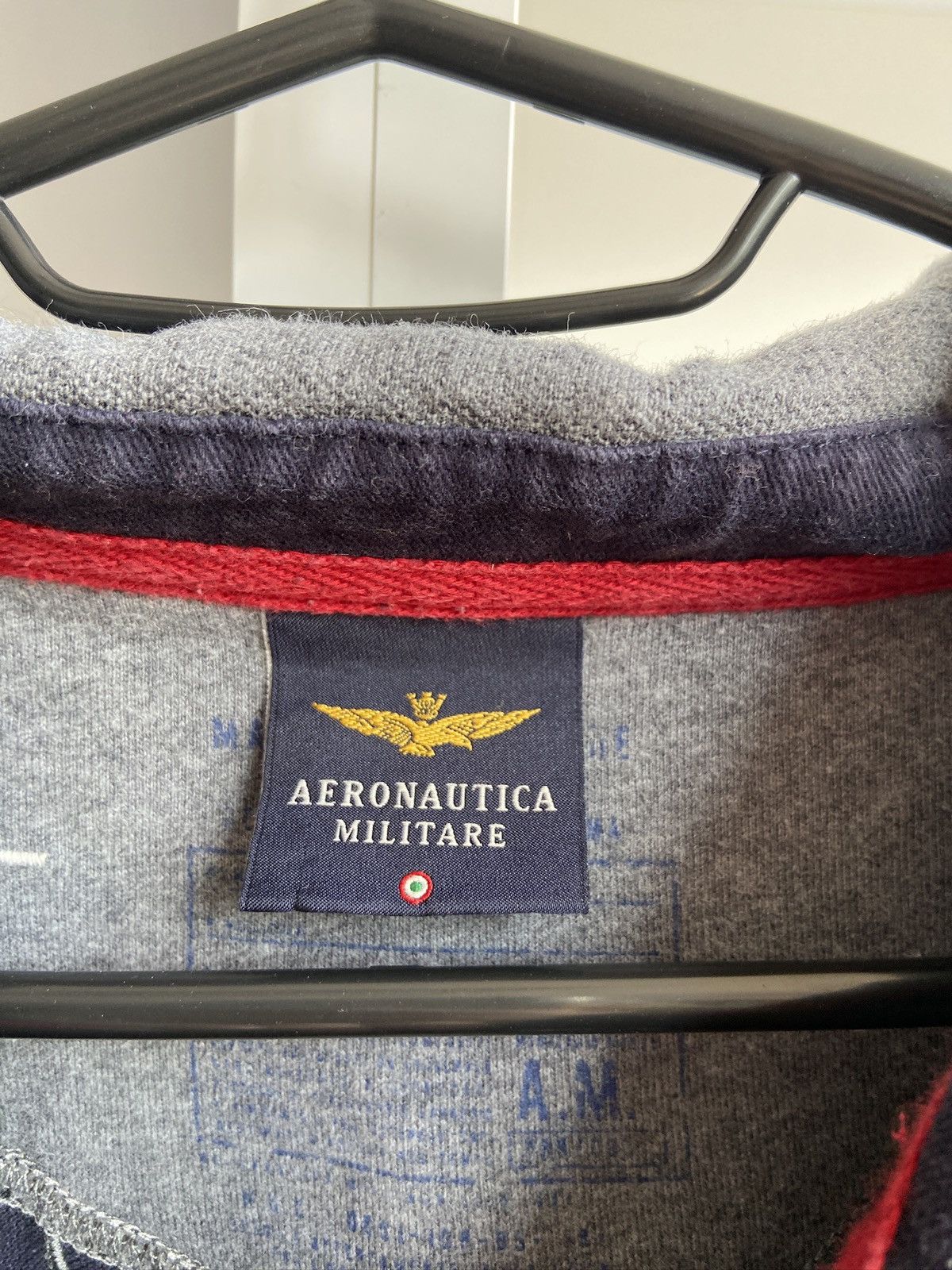 Aeronautica Militare × Vintage Vintage Aeronautica Militare Squadra Aerea Long-Sleeve Size US XXL / EU 58 / 5 - 5 Thumbnail