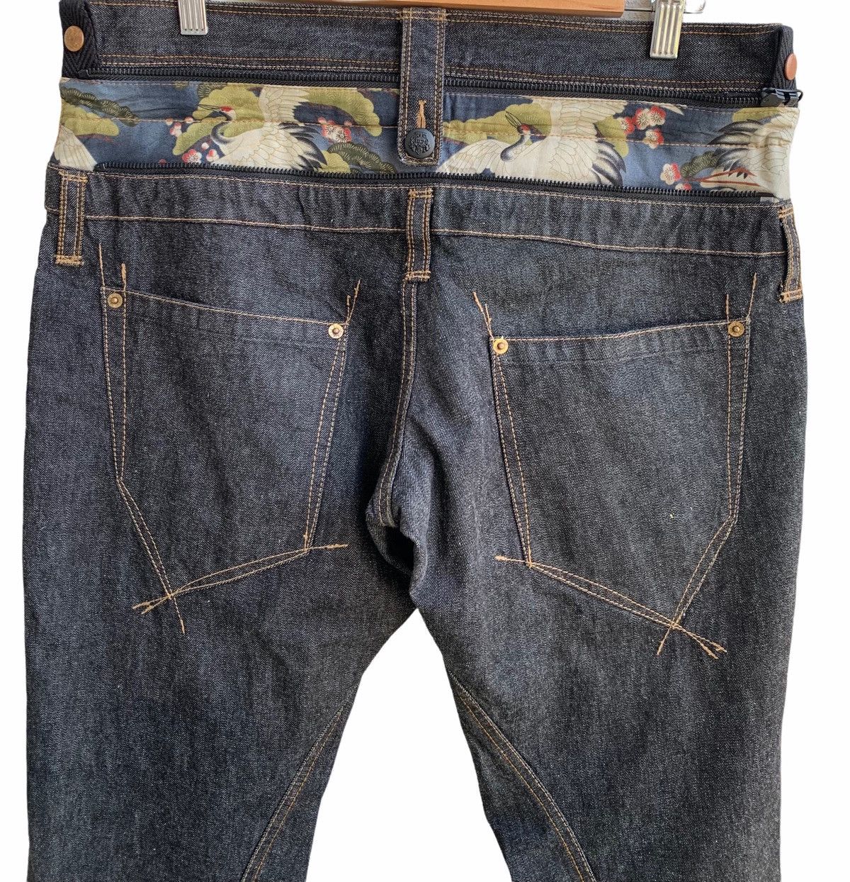 Japanese Brand Japanese Brand PPFM Zipper Waist Denim Jeans Size US 34 / EU 50 - 4 Thumbnail
