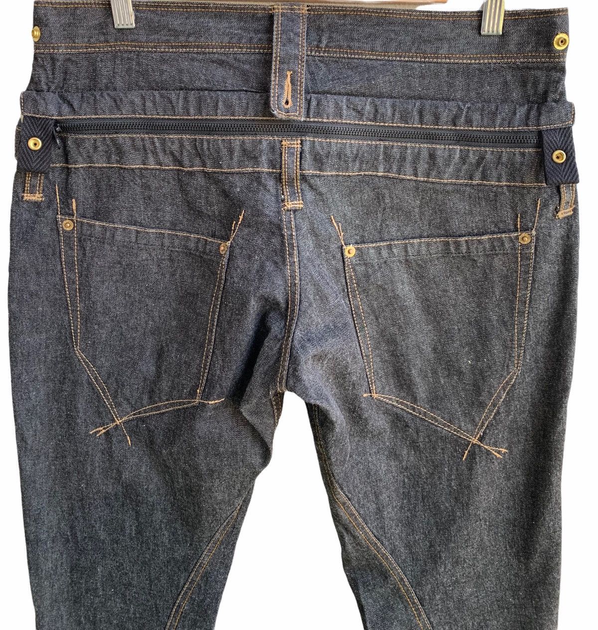 Japanese Brand Japanese Brand PPFM Zipper Waist Denim Jeans Size US 34 / EU 50 - 5 Thumbnail