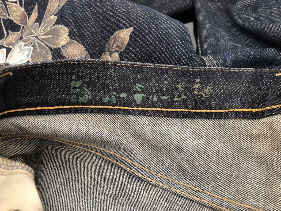 Vintage Vintage Japan Designer Hand Paint Art Denim Jeans Size US 35 - 21 Thumbnail