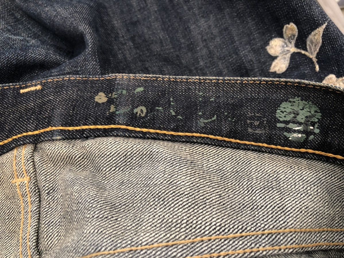 Vintage Vintage Japan Designer Hand Paint Art Denim Jeans Size US 35 - 22 Thumbnail