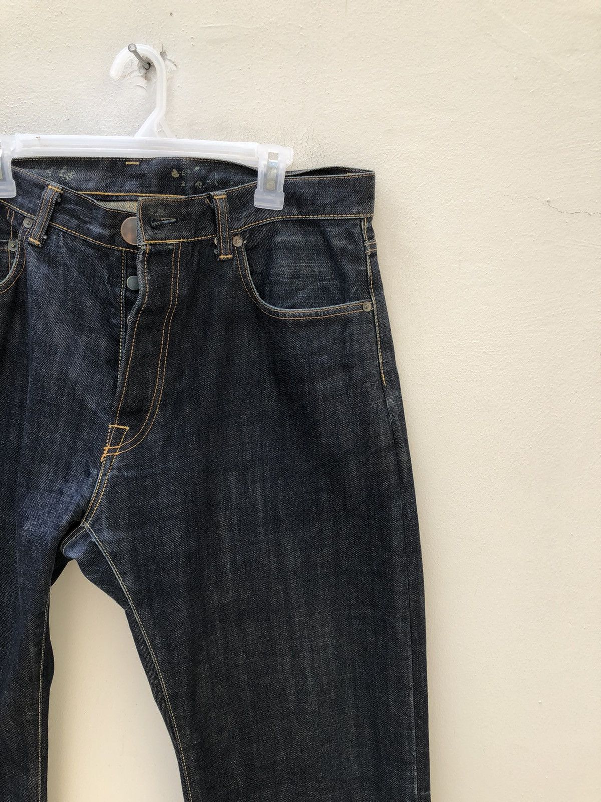 Vintage Vintage Japan Designer Hand Paint Art Denim Jeans Size US 35 - 17 Thumbnail