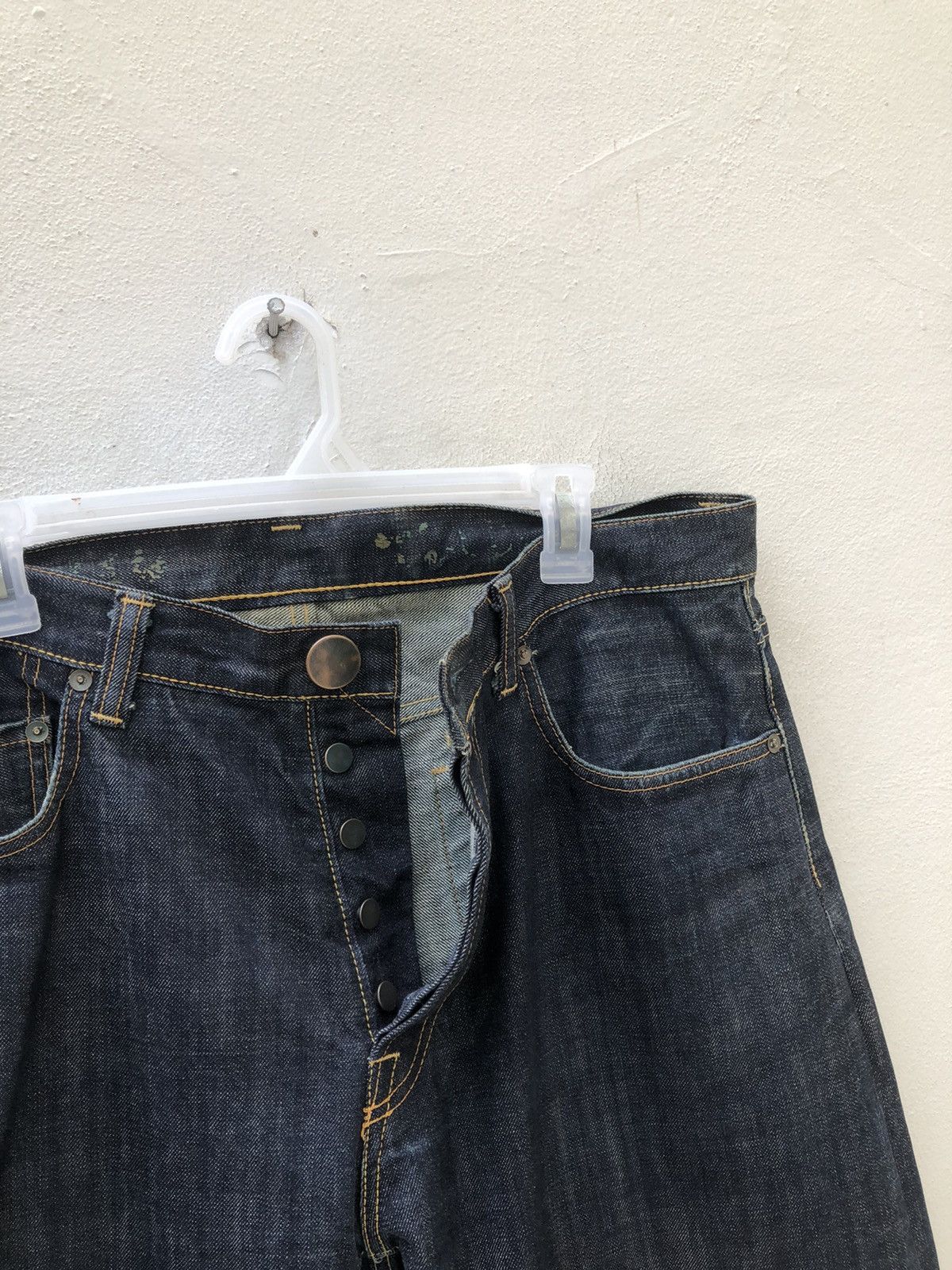 Vintage Vintage Japan Designer Hand Paint Art Denim Jeans Size US 35 - 14 Thumbnail